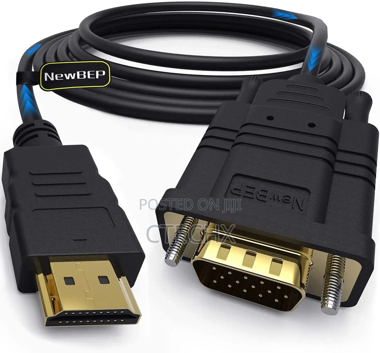 6ft/1.8m Gold-Plated 1080p Hdmi to Vga Adapter Cable