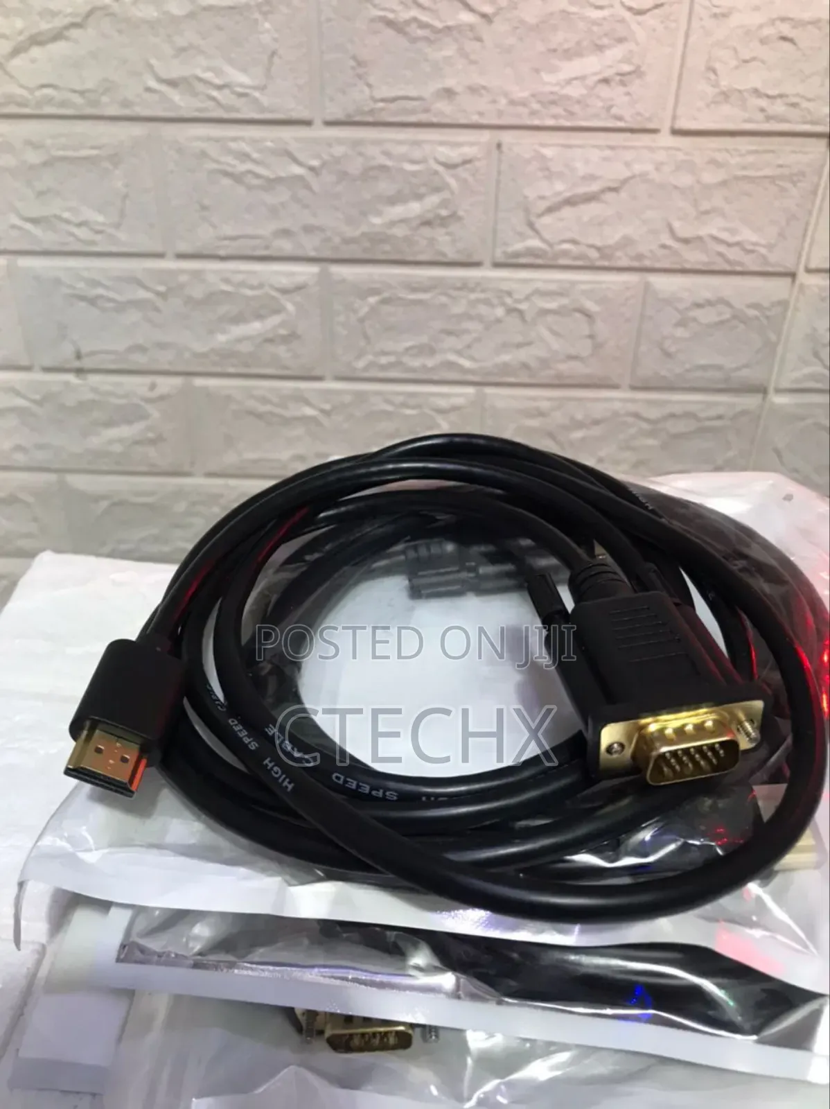 6ft/1.8m Gold-Plated 1080p Hdmi to Vga Adapter Cable