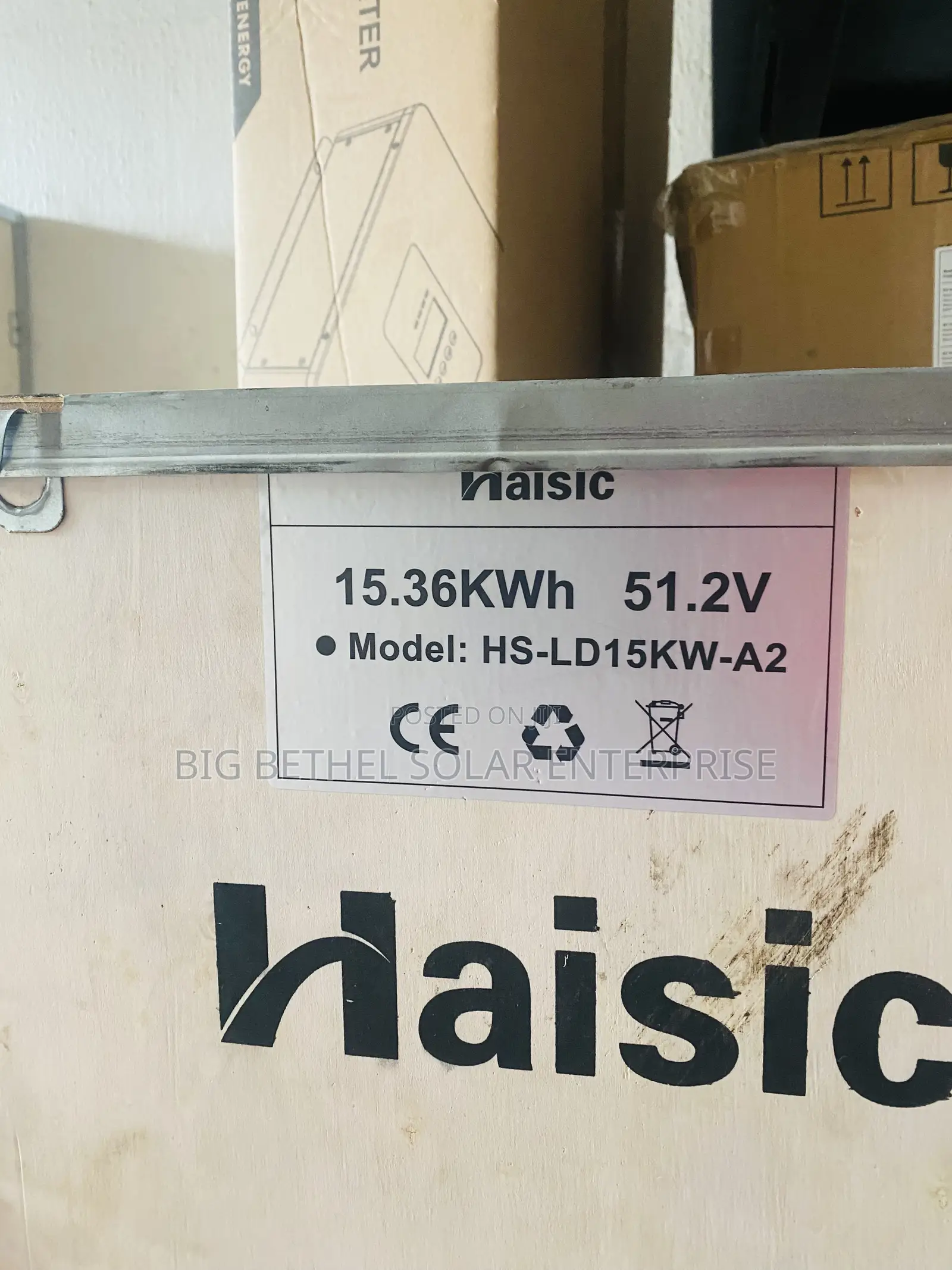 Hasic 15kwh 48v 300ah Solar Lithum Battery