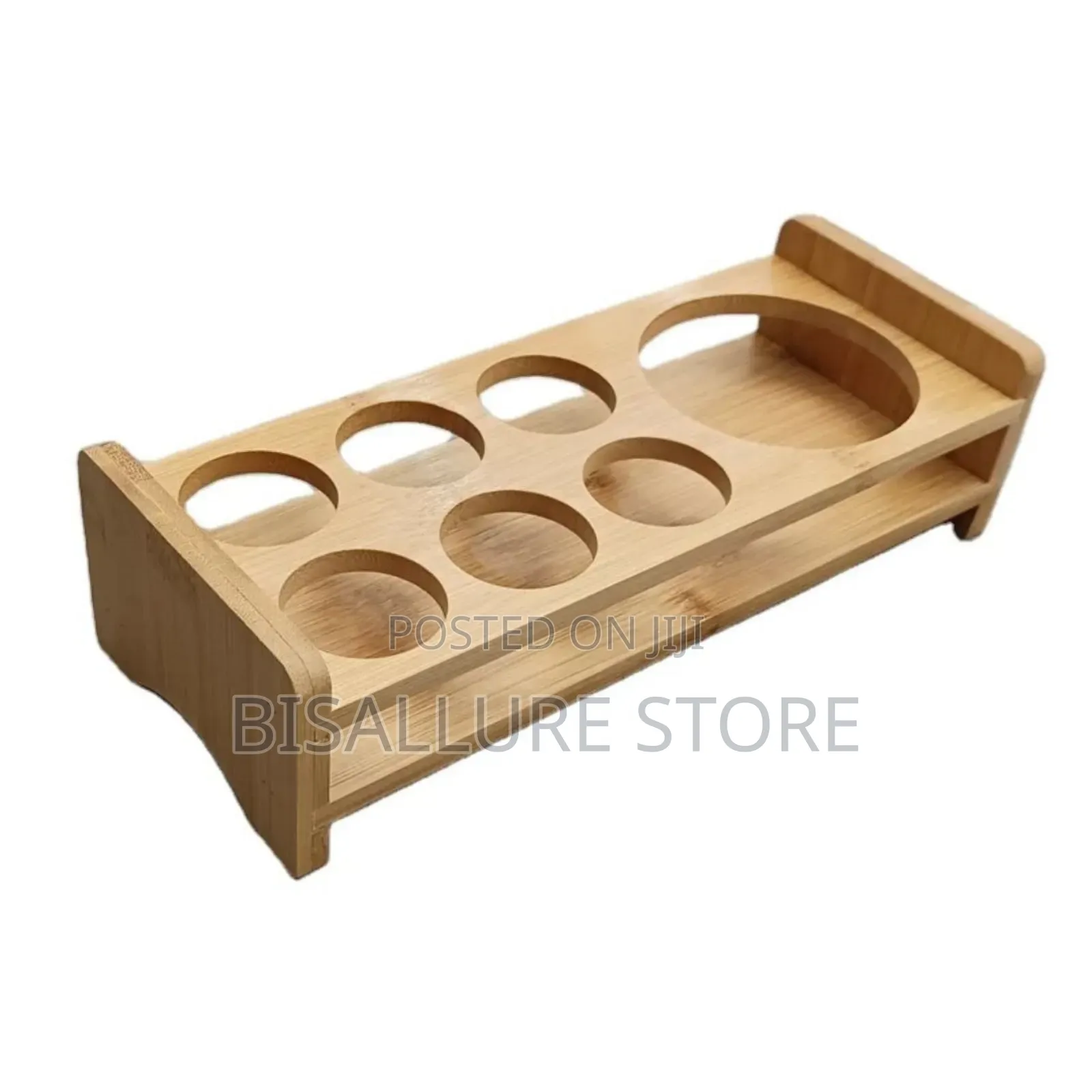 Wooden Tequila Rack With Wine Bottle Hole.