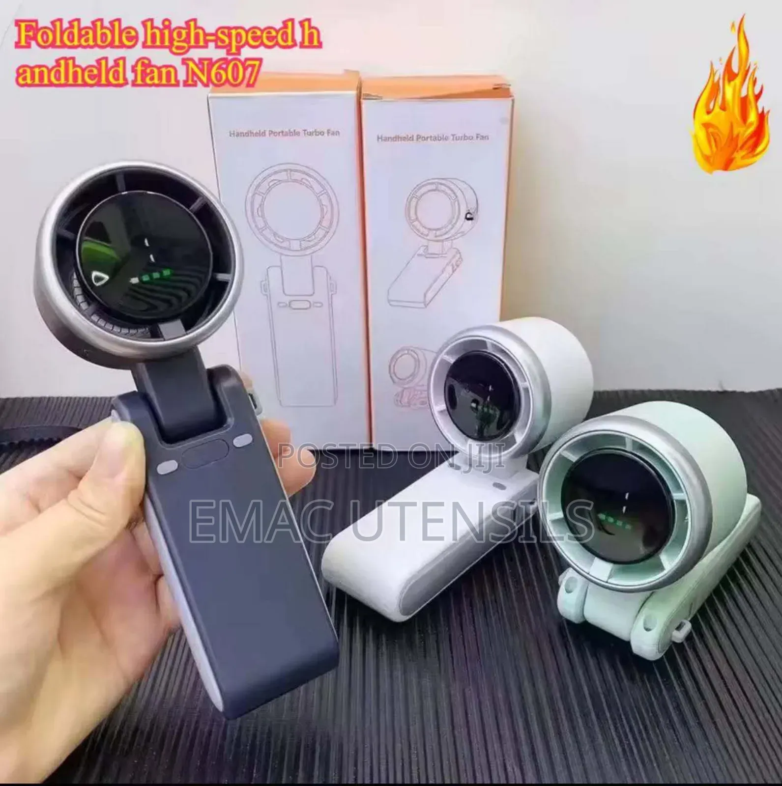 Portable Handheld Turbo Mini Foldable Fan
