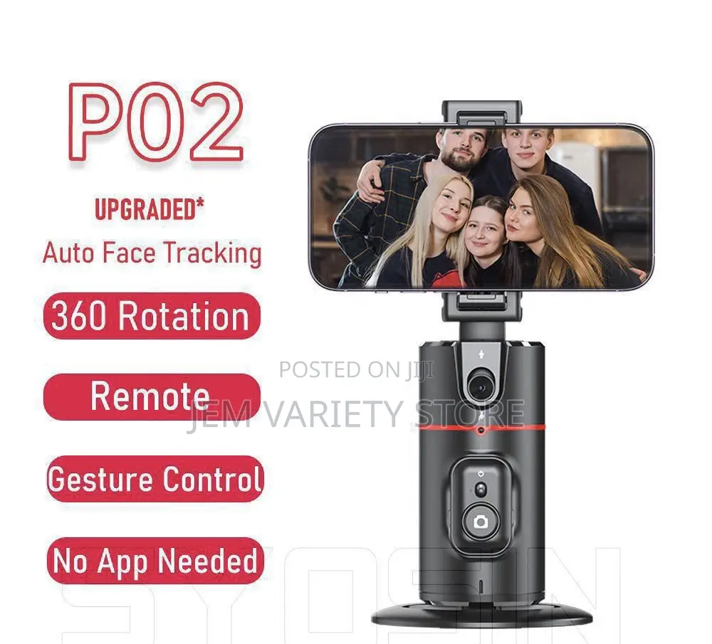 Po2 or Po1 Al 360 Degree Rotate Auto Face Tracker