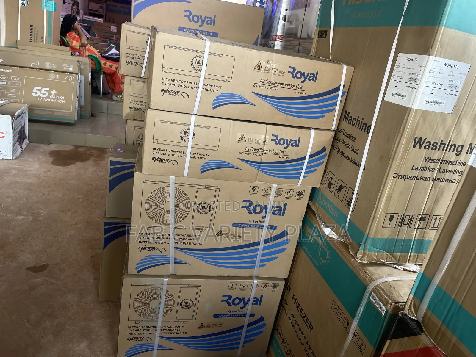 1.5hp and 1hp Royal Air Conditioner