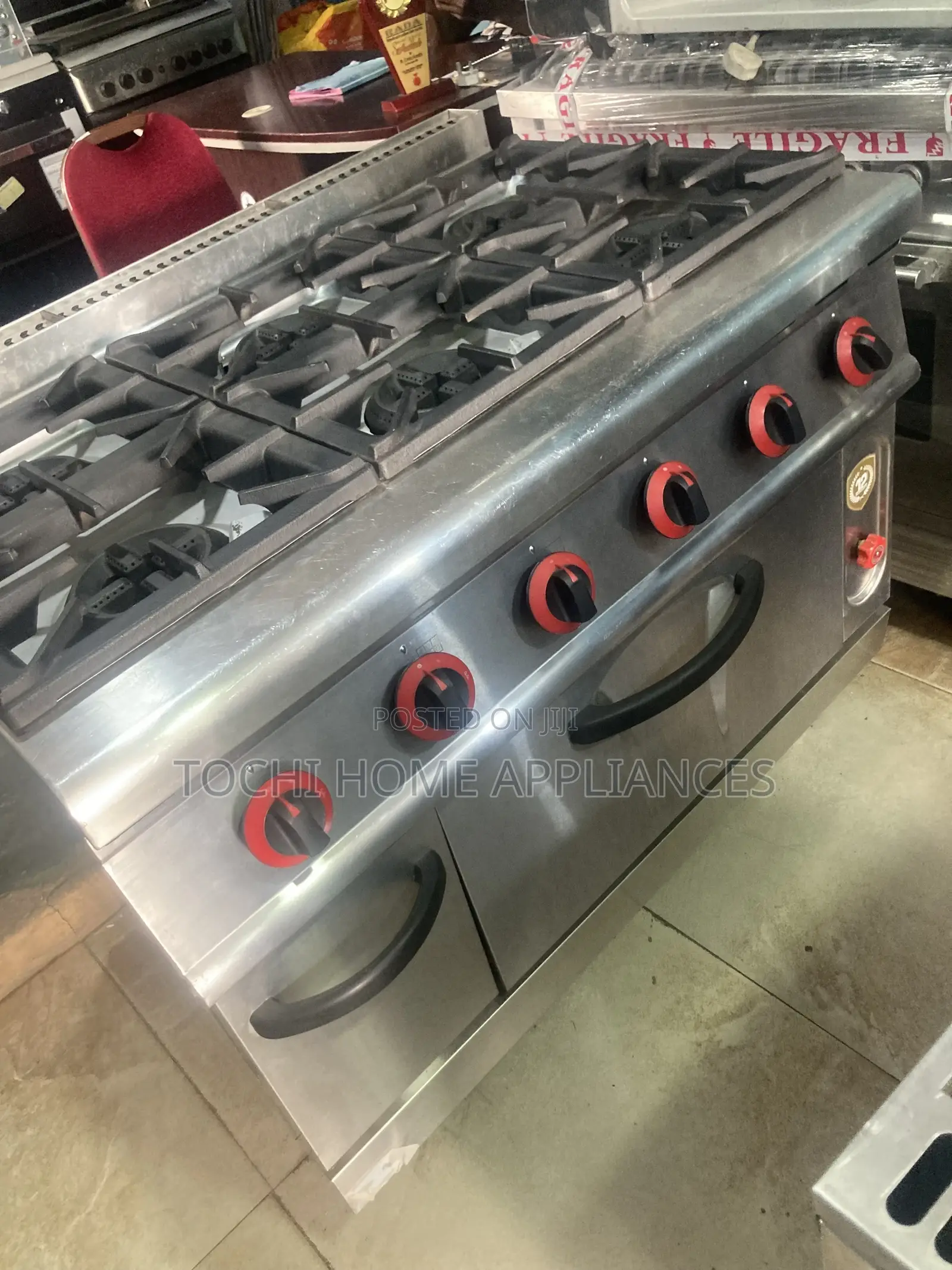 6 Burner Heavy Duty Gas Cooker for Commercial Used