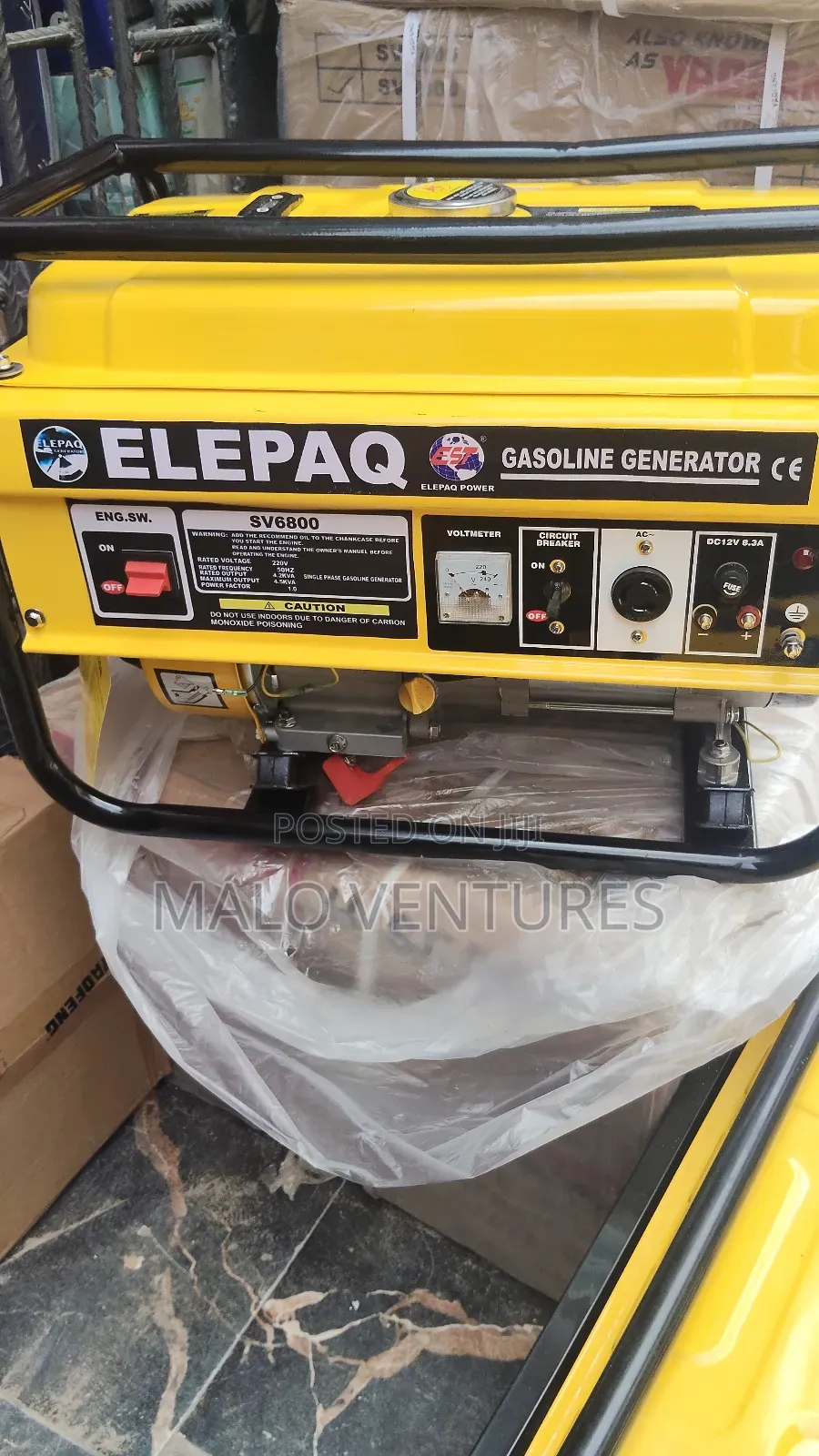 4.5kva Elepaq Long Coil Generator