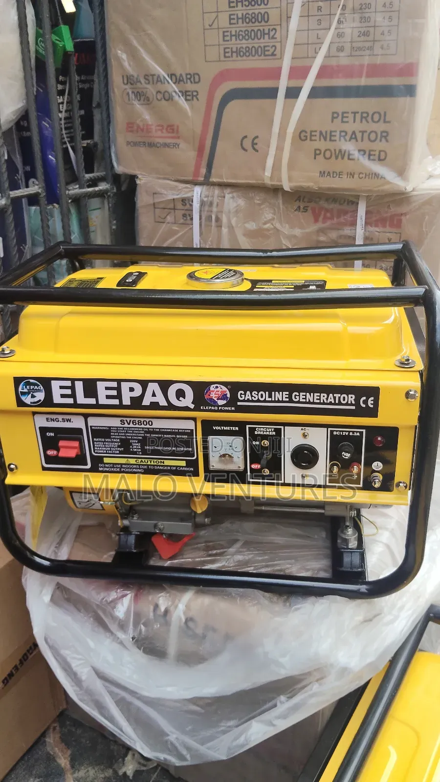 4.5kva Elepaq Long Coil Generator