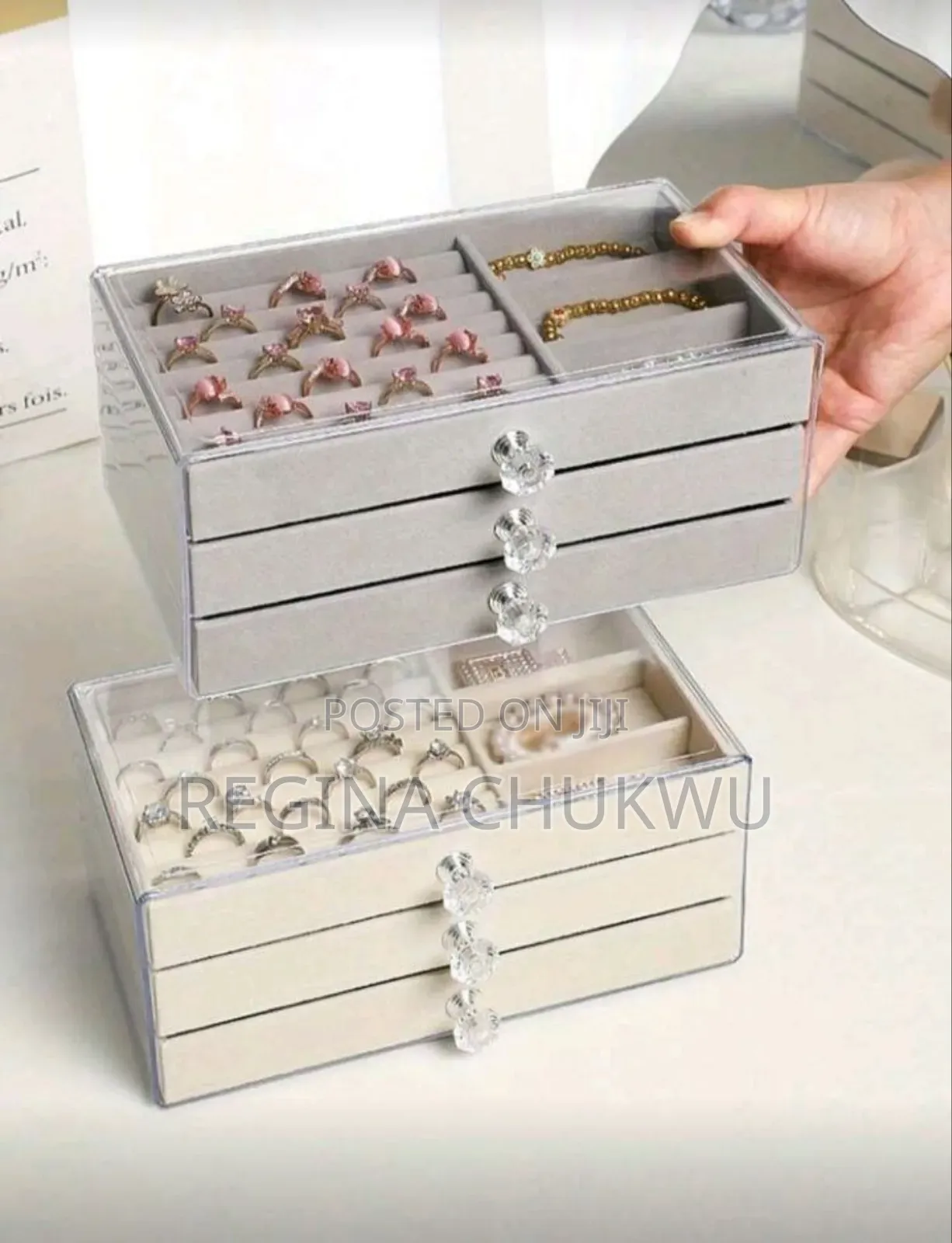 3 Layer Jewelry Storage Box