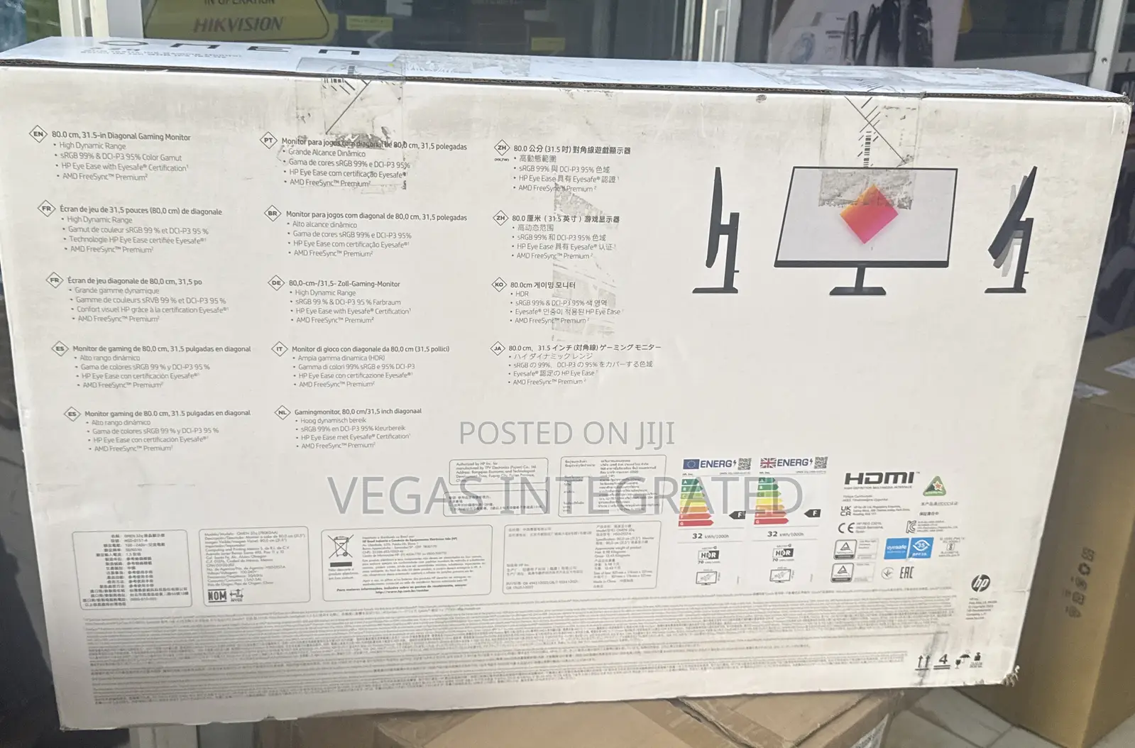 Hp Omen 32q Qhd 165hz, (2560 X 1440), Ips  Gaming Monitor