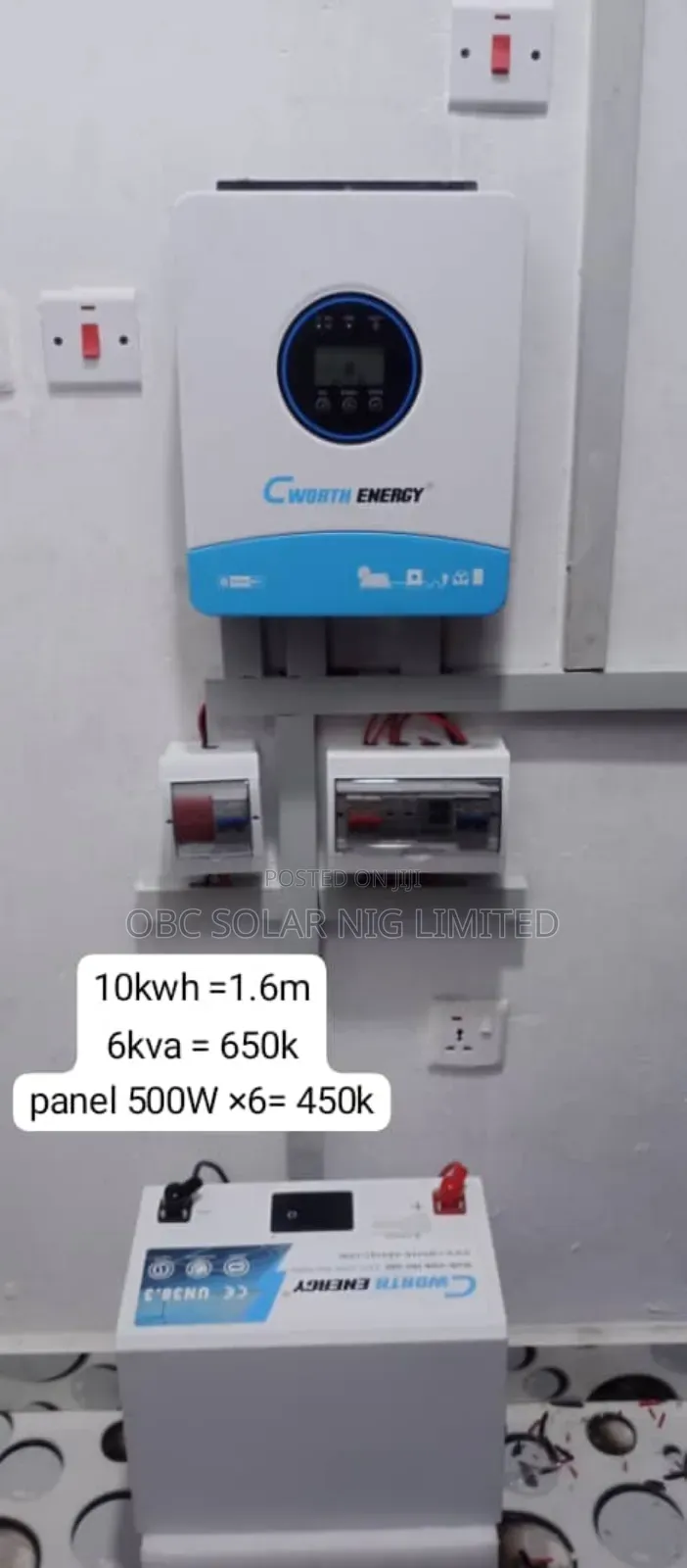 Strong and Affordable C-Worth Solar 5kwh Setup