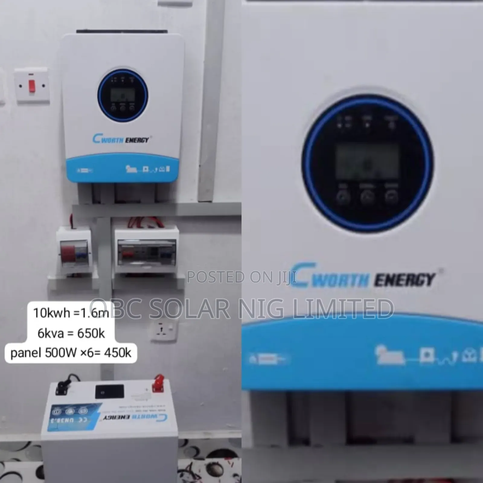 Strong and Affordable C-Worth Solar 5kwh Setup
