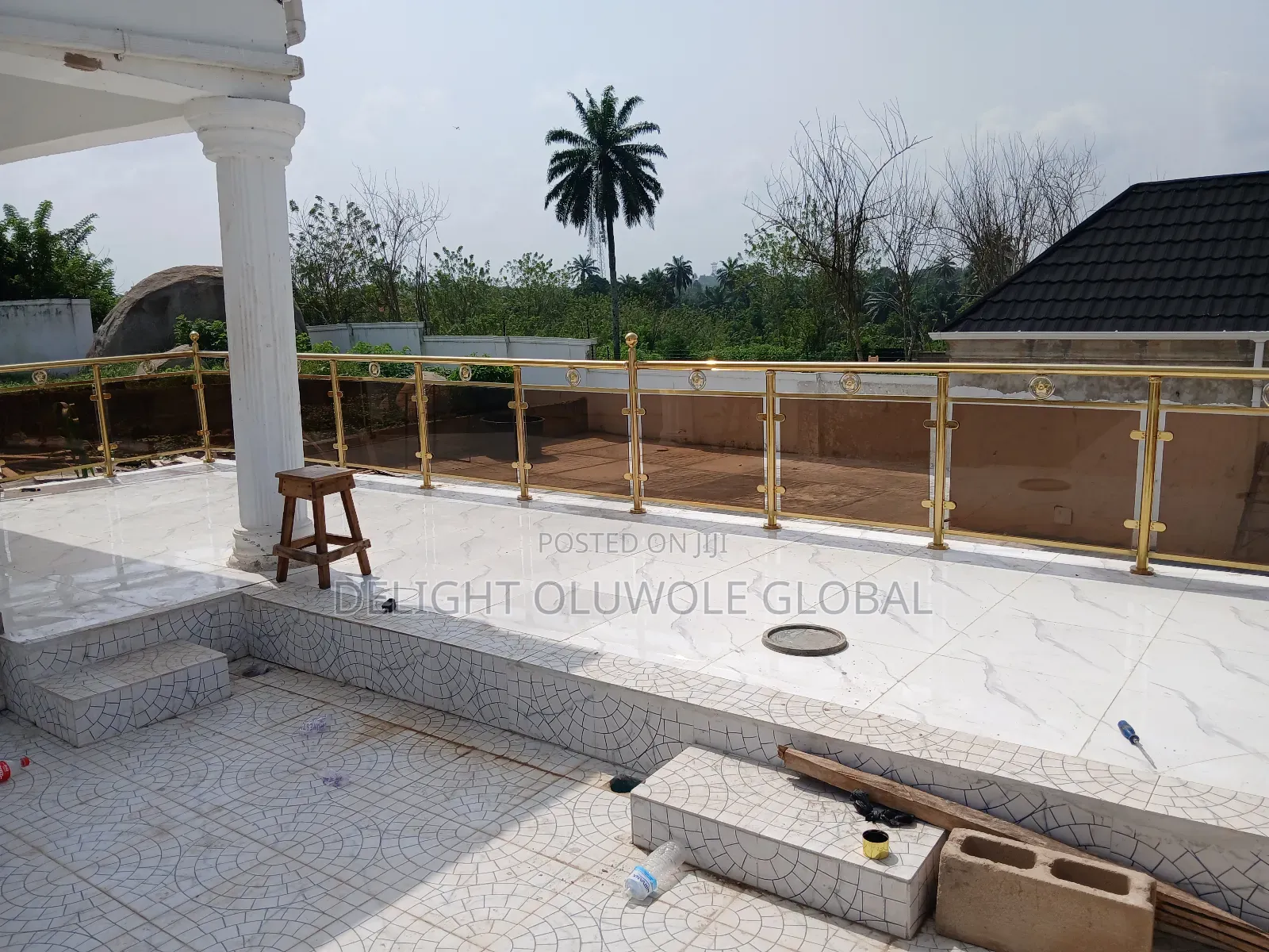 Gold Handrails