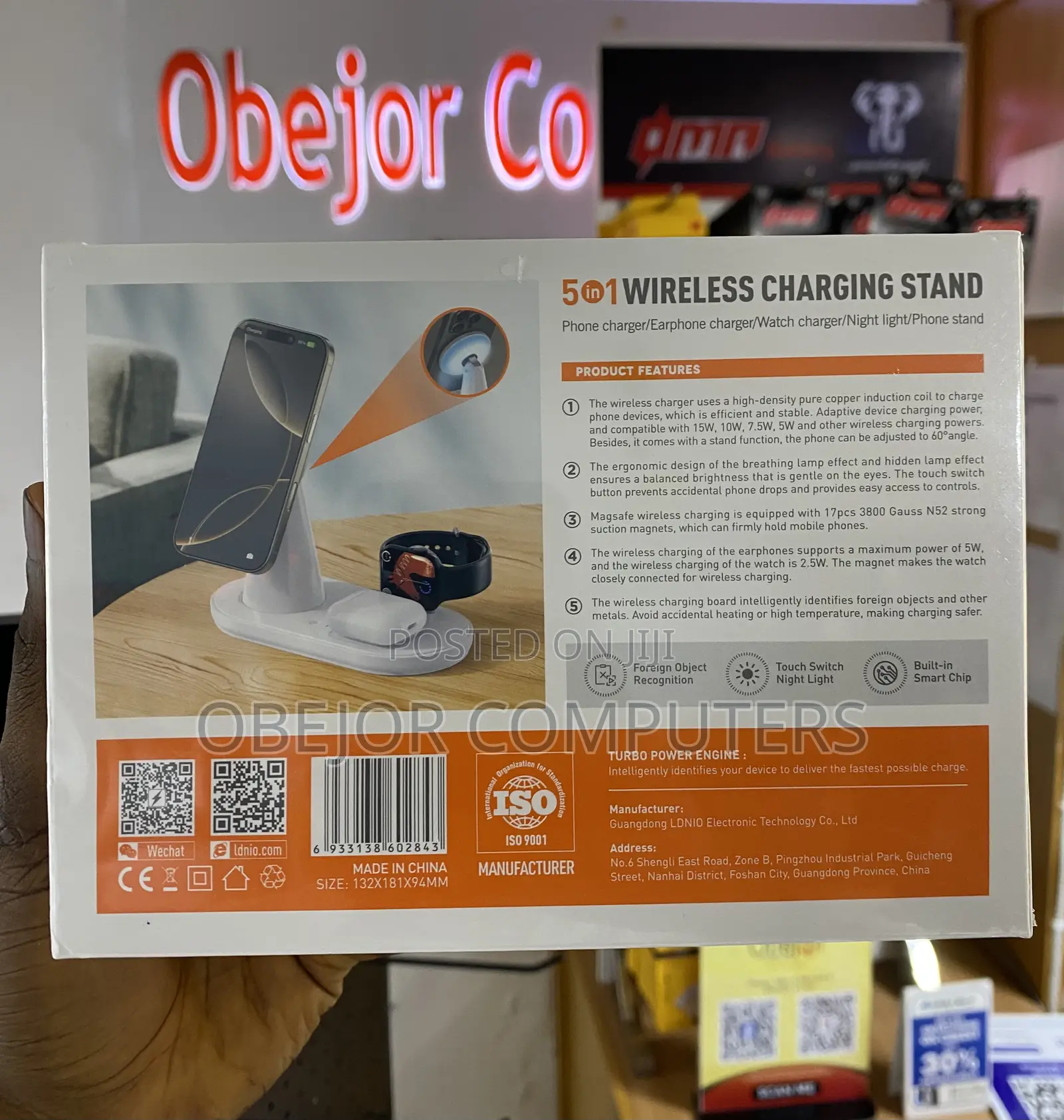 Ldnio Wl01 5-in-1 Desktop Wireless Charging Station
