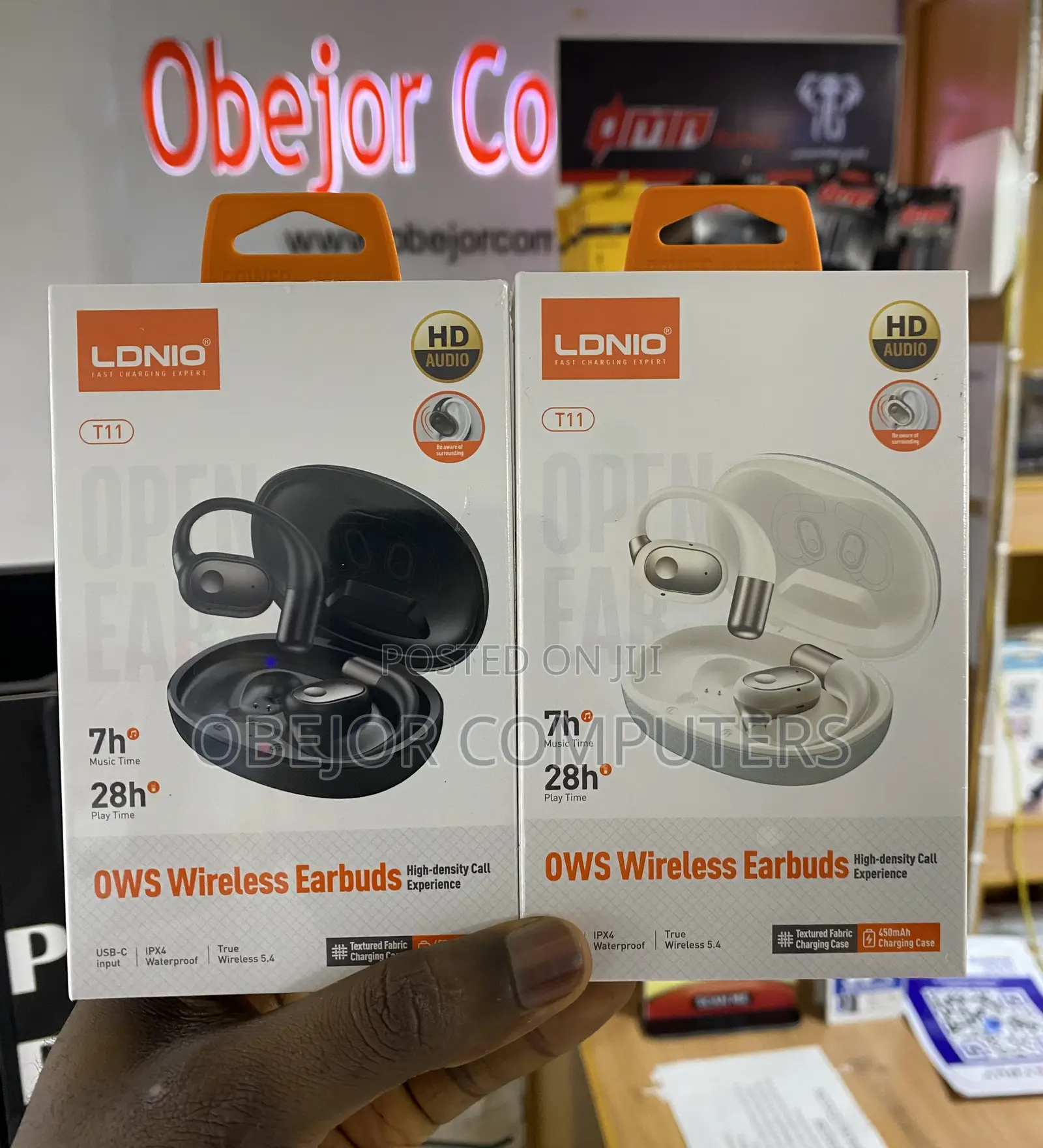 Ldnio T11 Wireless Stereo Bt Earbuds Over-Ear Headphones