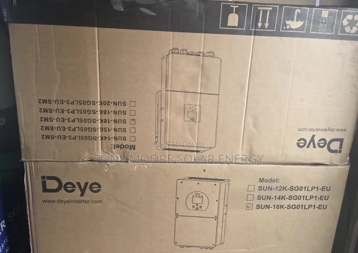 16kva Deye Hybrid Inverter – 3 Phase | Heavy Duty Commercial Power