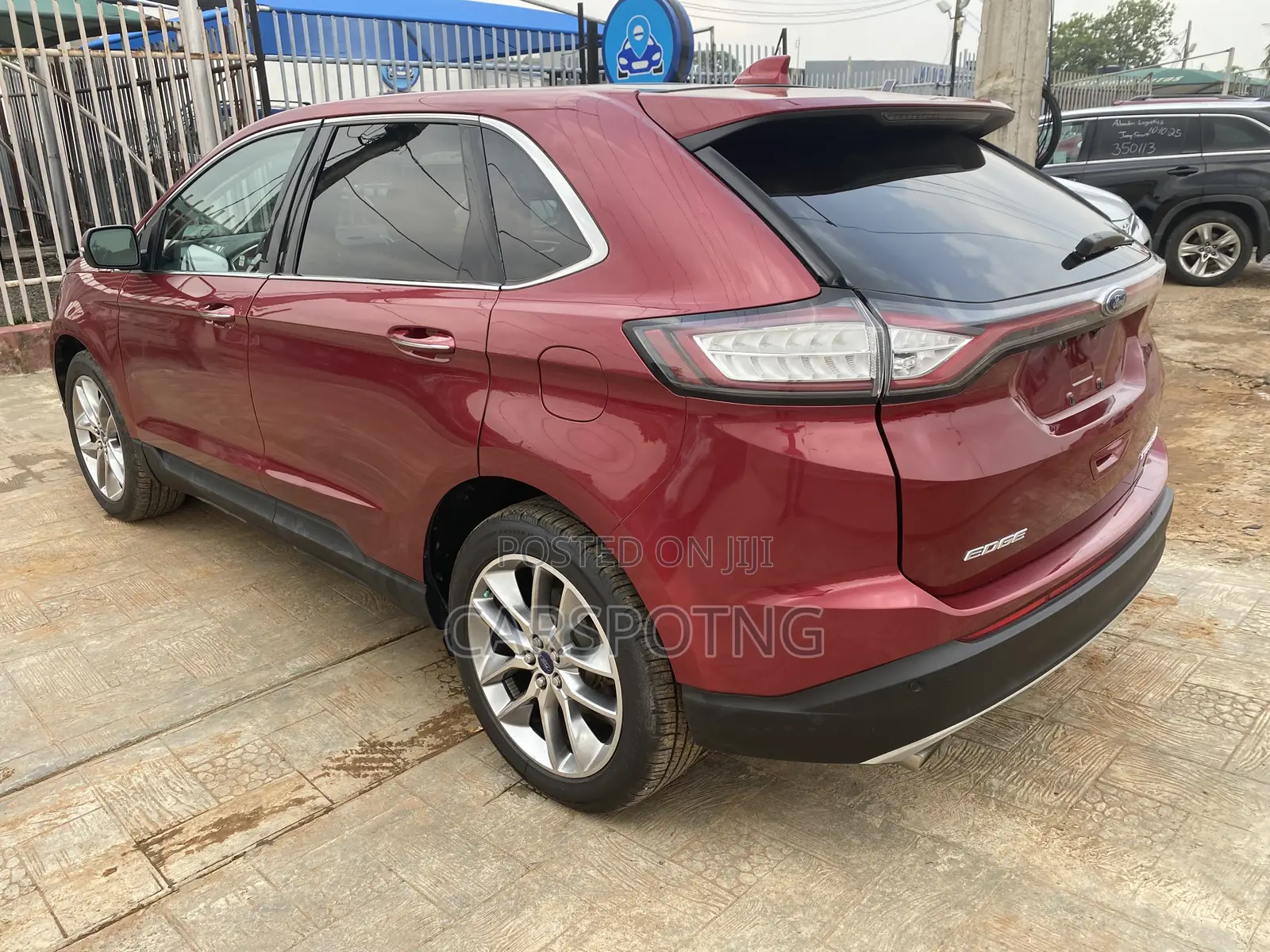 Ford Edge Titanium 4dr SUV AWD (2.0L 4cyl Turbo 6A) 2015 Red