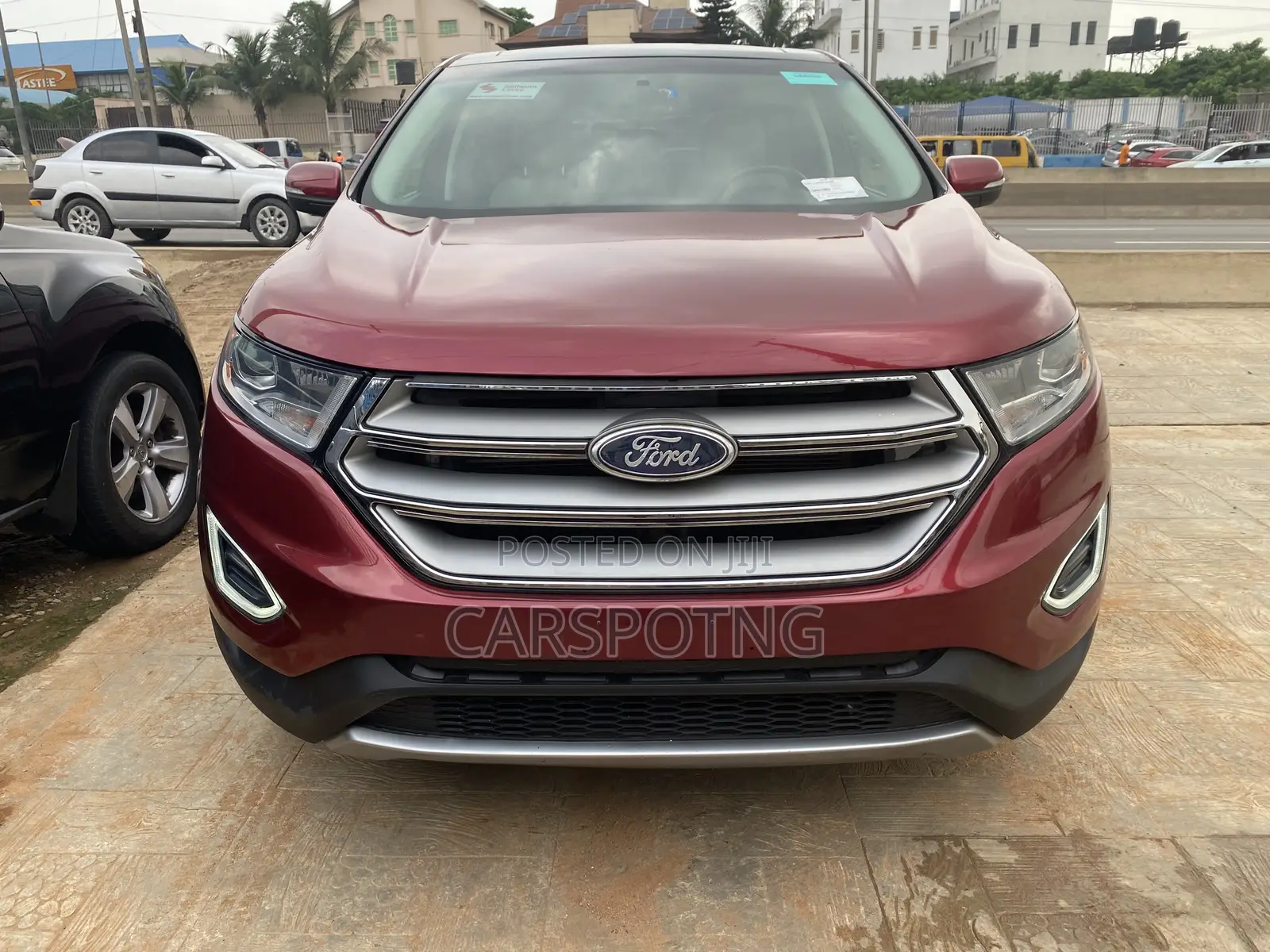 Ford Edge Titanium 4dr SUV AWD (2.0L 4cyl Turbo 6A) 2015 Red