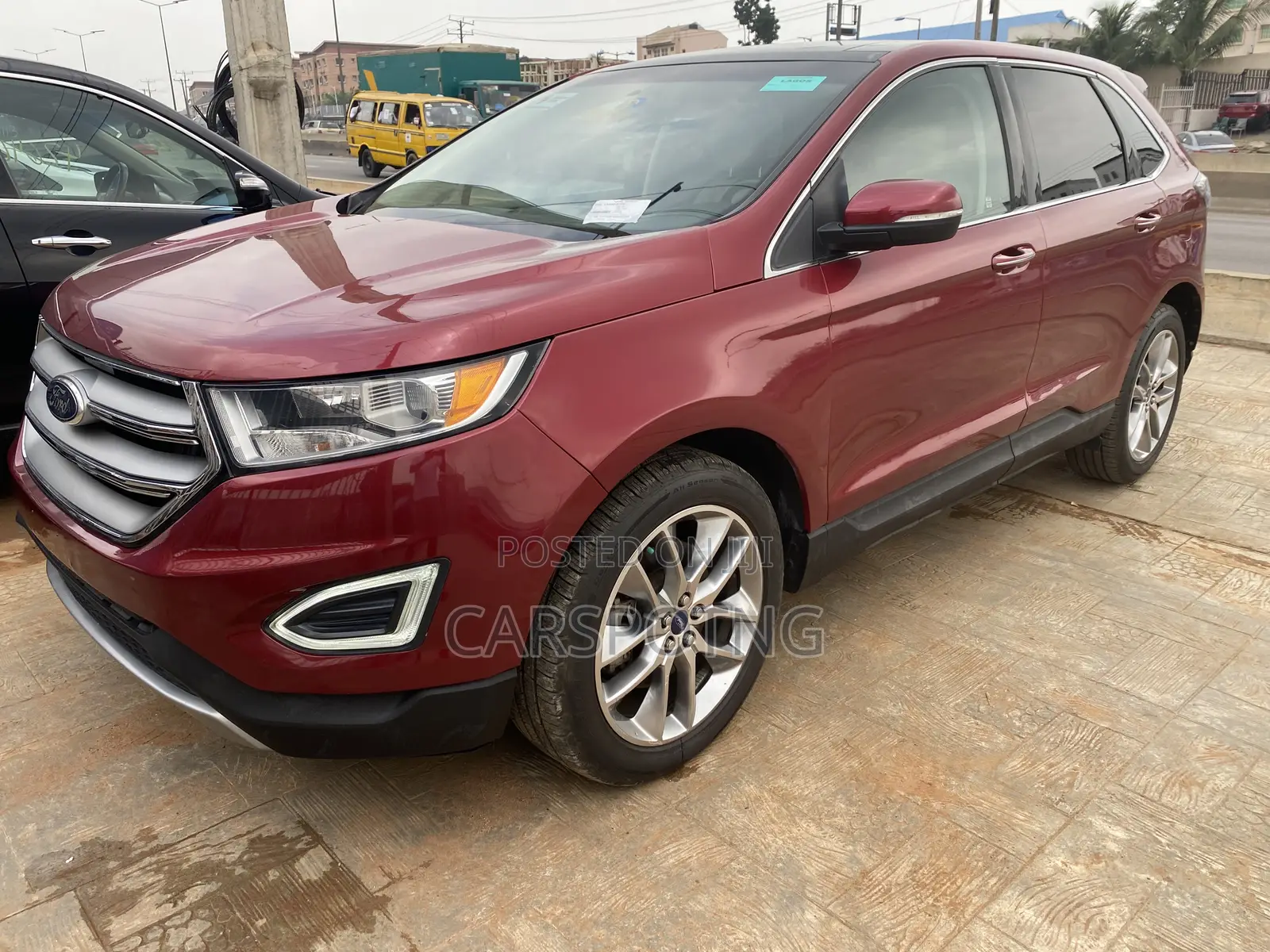 Ford Edge Titanium 4dr SUV AWD (2.0L 4cyl Turbo 6A) 2015 Red
