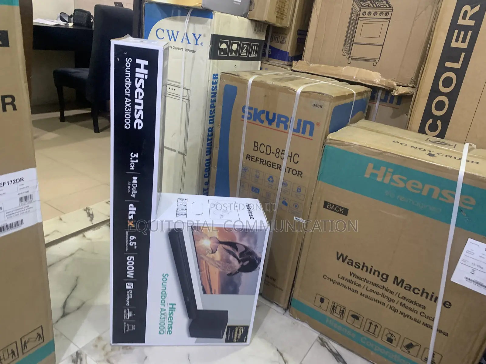 Hisense Ax3100q 500w Soundbar With Powerful Surround Sound