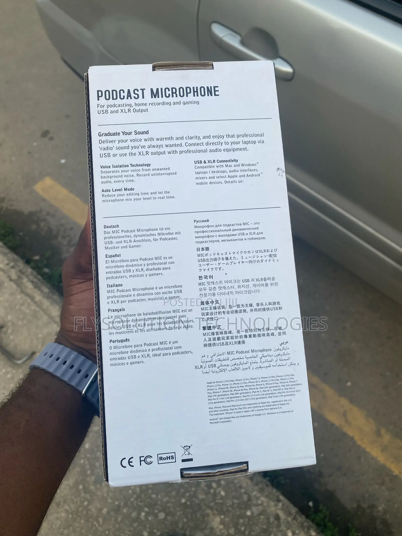 Mv7 Podcast Microphone Gaming Usb and XLR Recording Mic