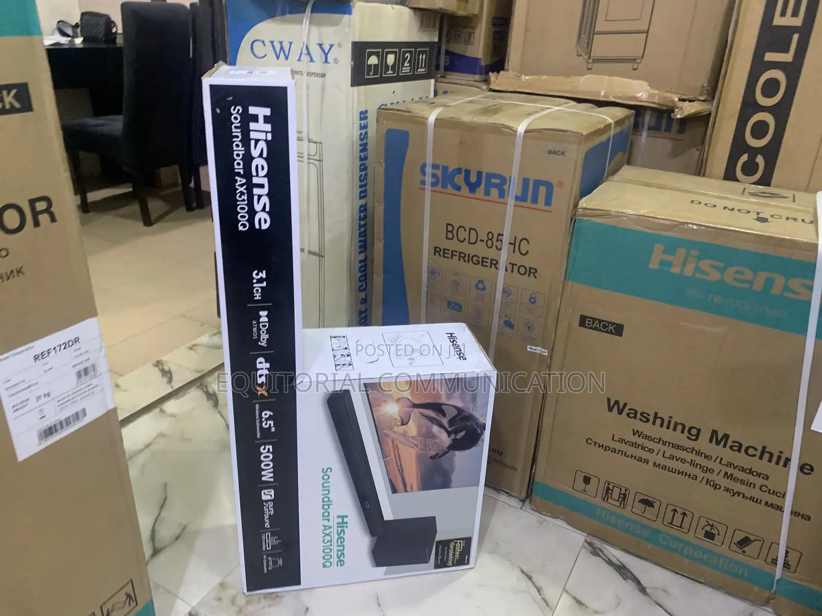 Hisense Soundbar Ax3100q 500w High Power Audio System
