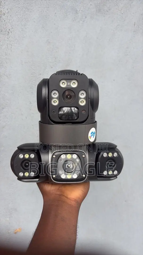 V380 Pro Real 3 Lens 4g Solar Camera Ultra Ahd