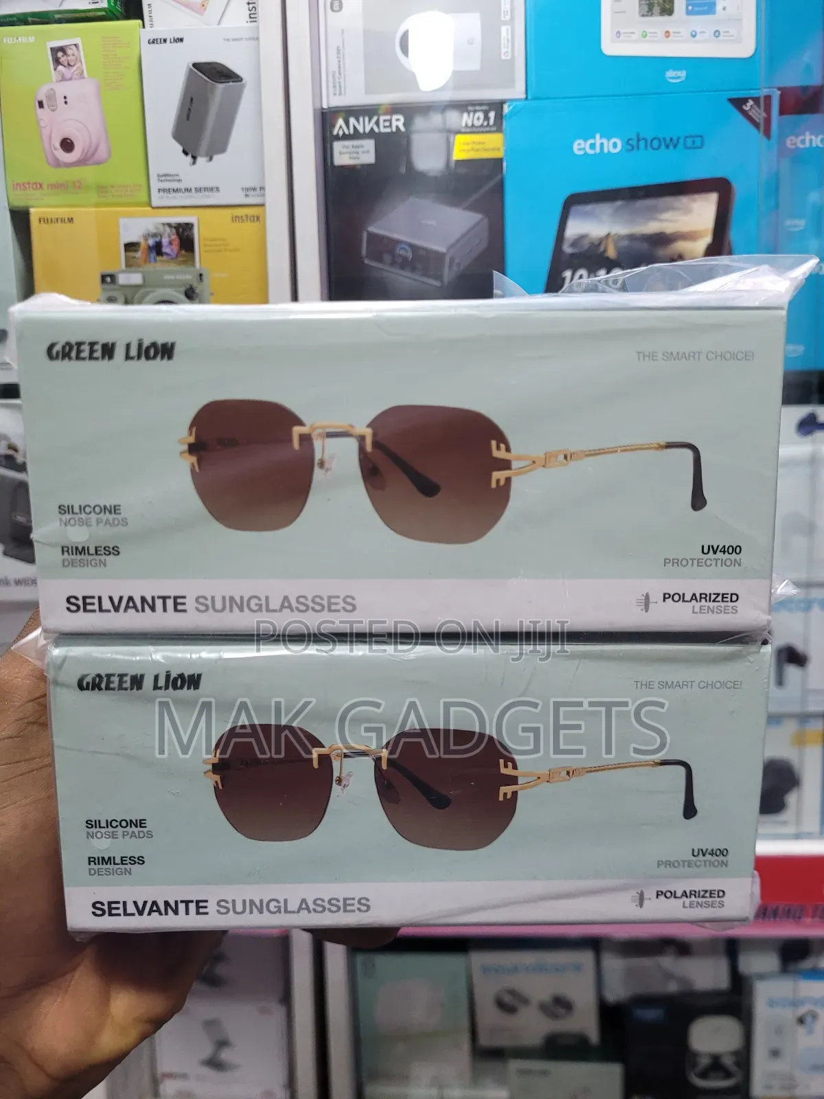Green Lion Silvante Sunglasses - Gold
