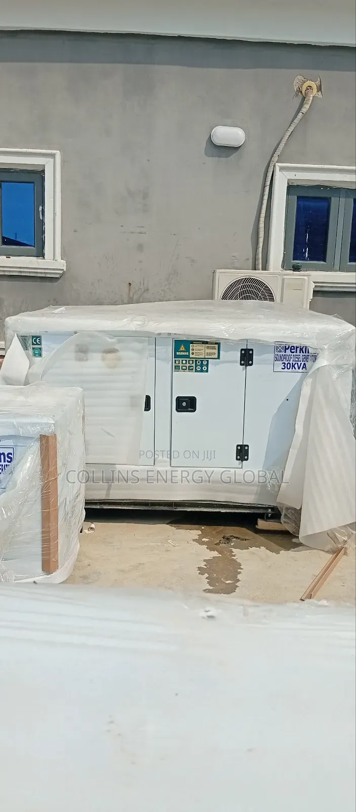 Brand New 30kva England Perkins Soundproof Copper Coil Generator