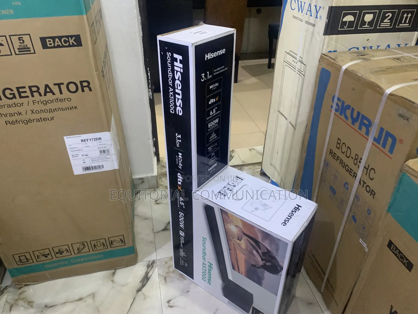 Hisense 500w Soundbar Ax3100q High Power Tv Sound System