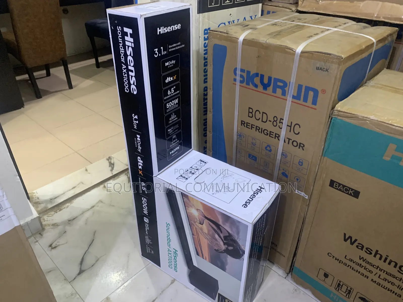 Hisense Ax3100q Soundbar 500w With Immersive Audio Output