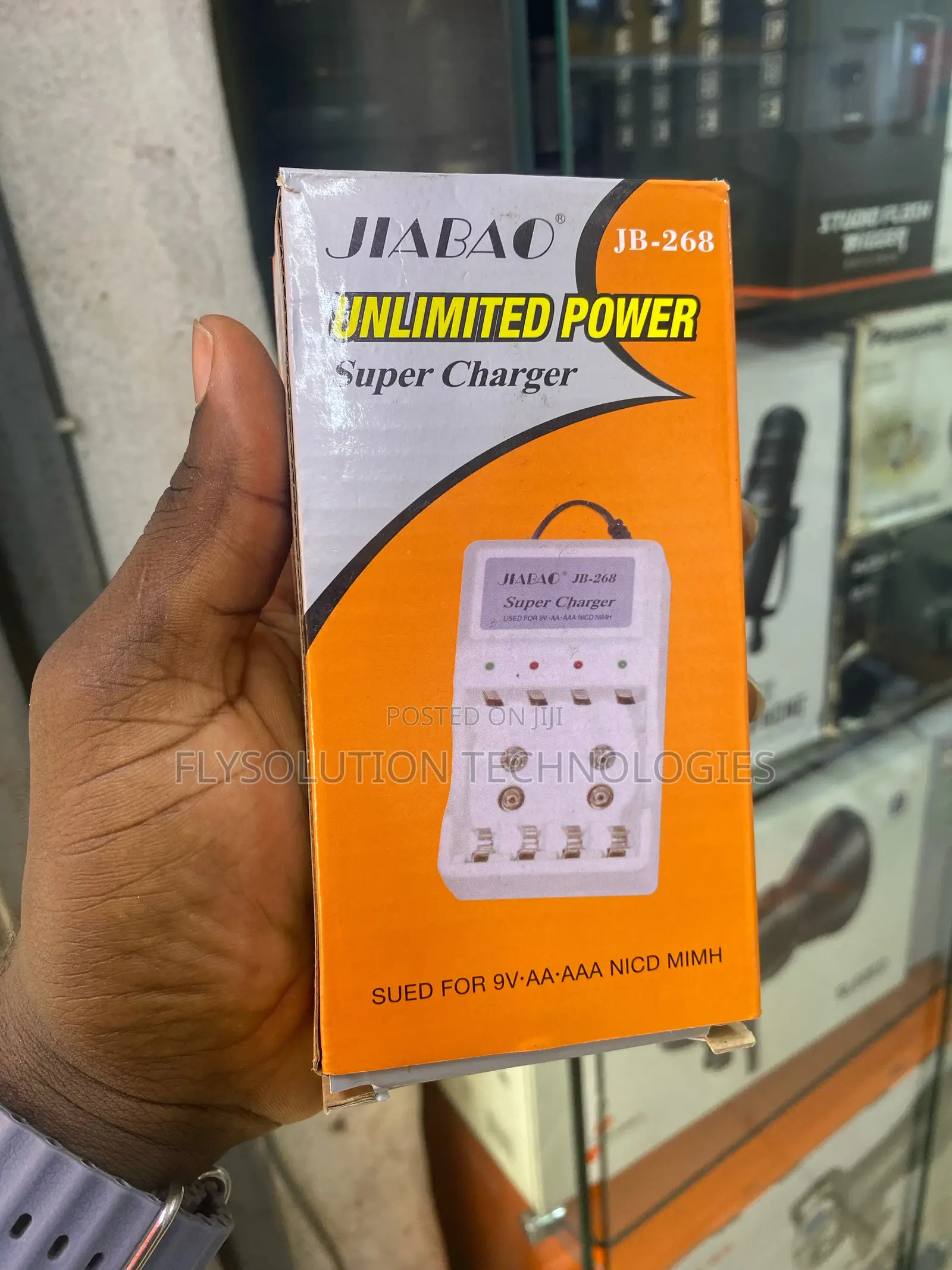 Jiabao Jb-268 Super Charger for Rechargeable Batteries Battery Charger