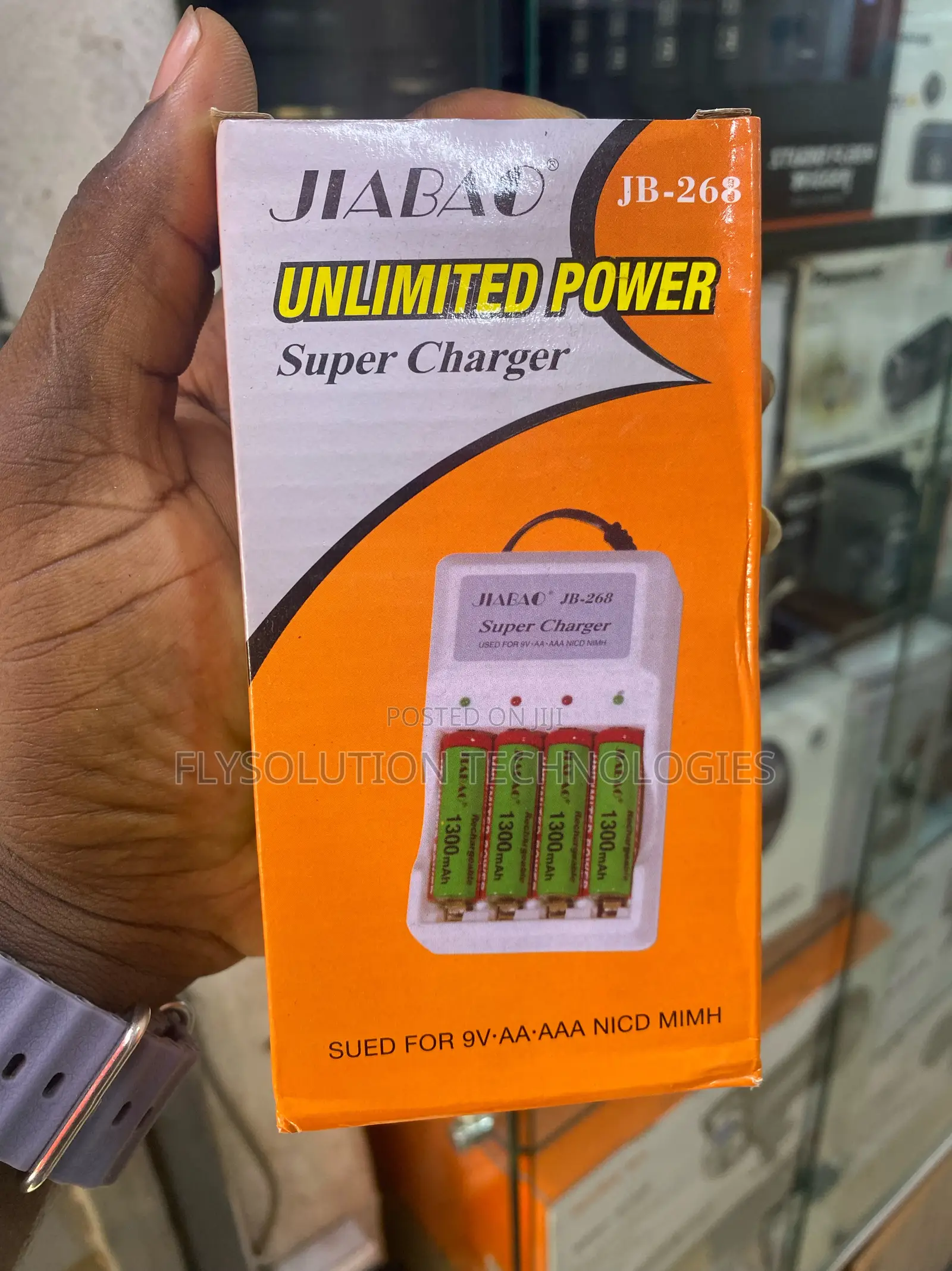 Jiabao Jb-268 Super Charger for Rechargeable Batteries Battery Charger