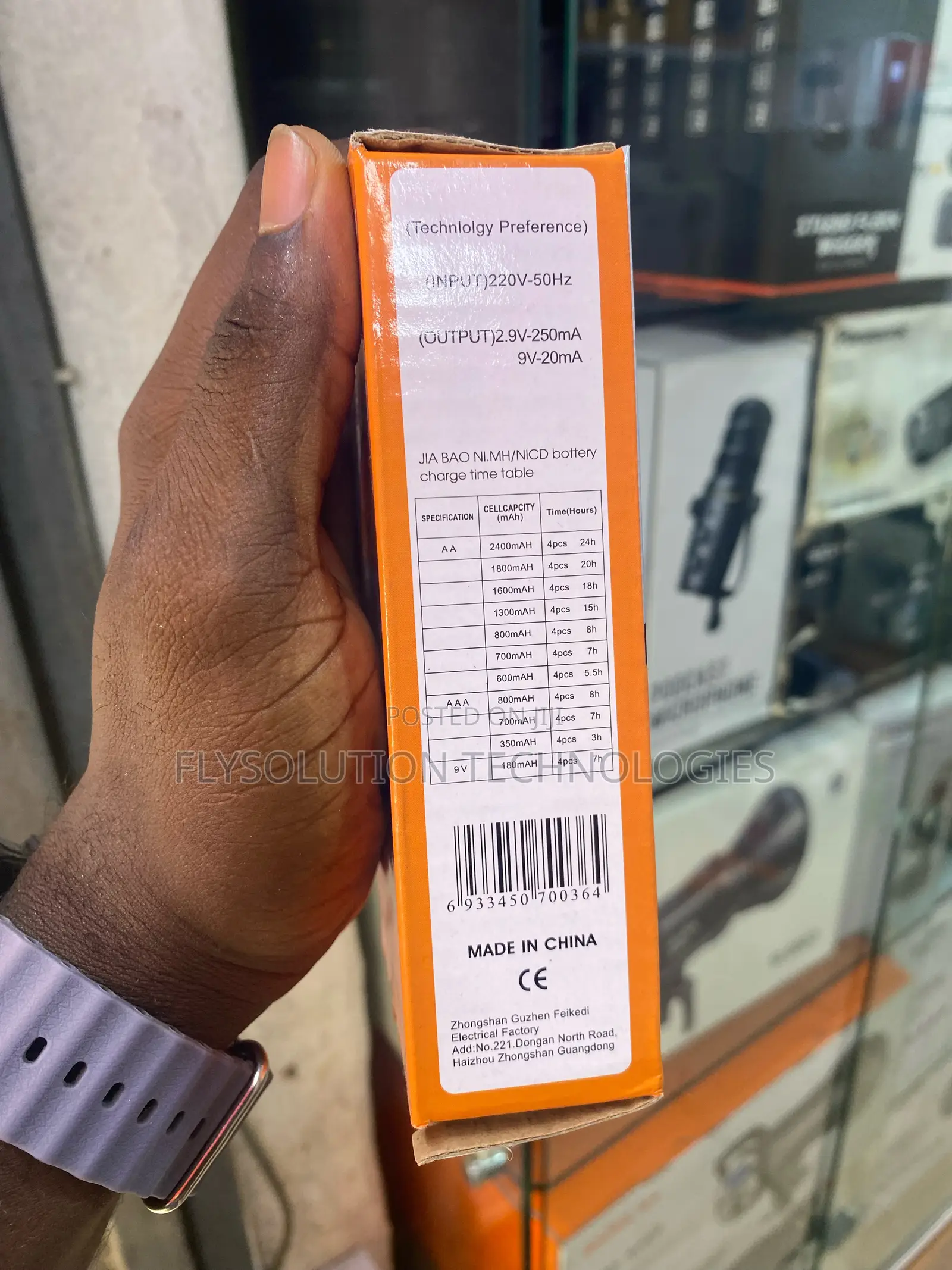 Jiabao Jb-268 Super Charger for Rechargeable Batteries Battery Charger