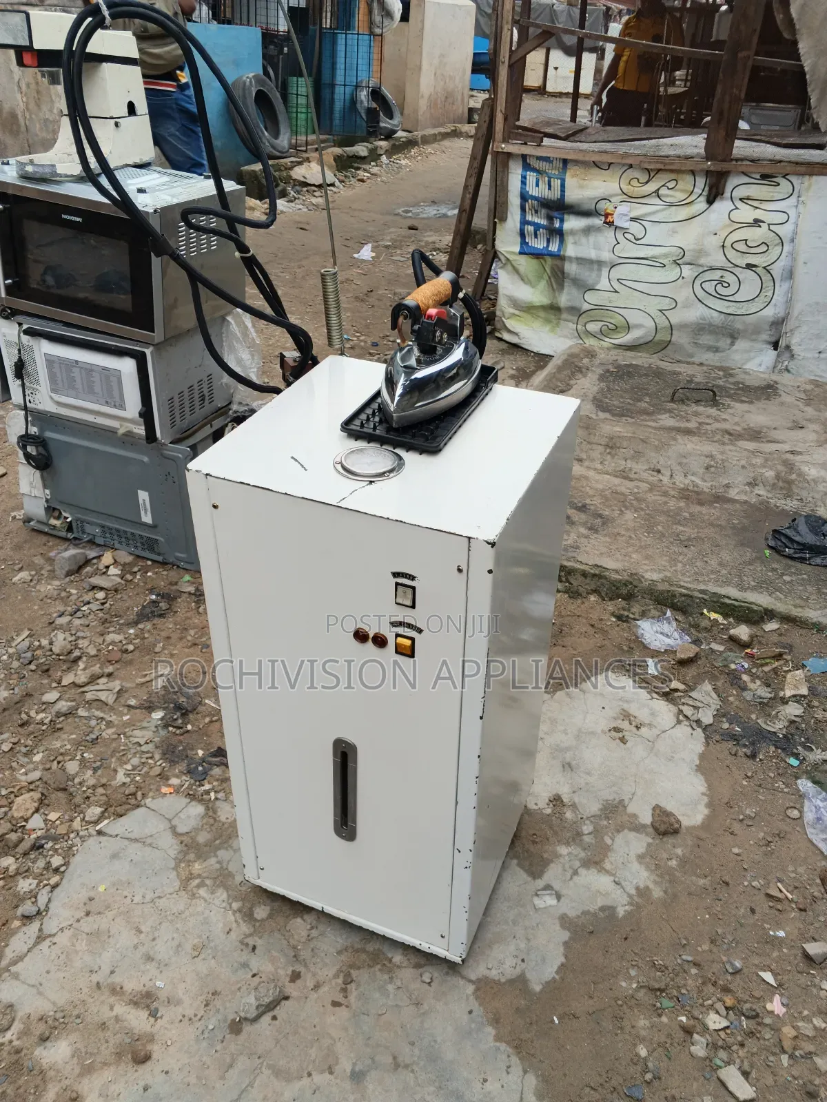 Central Boiler With Industrial Iron Heavy-Duty Steam Generator Iron