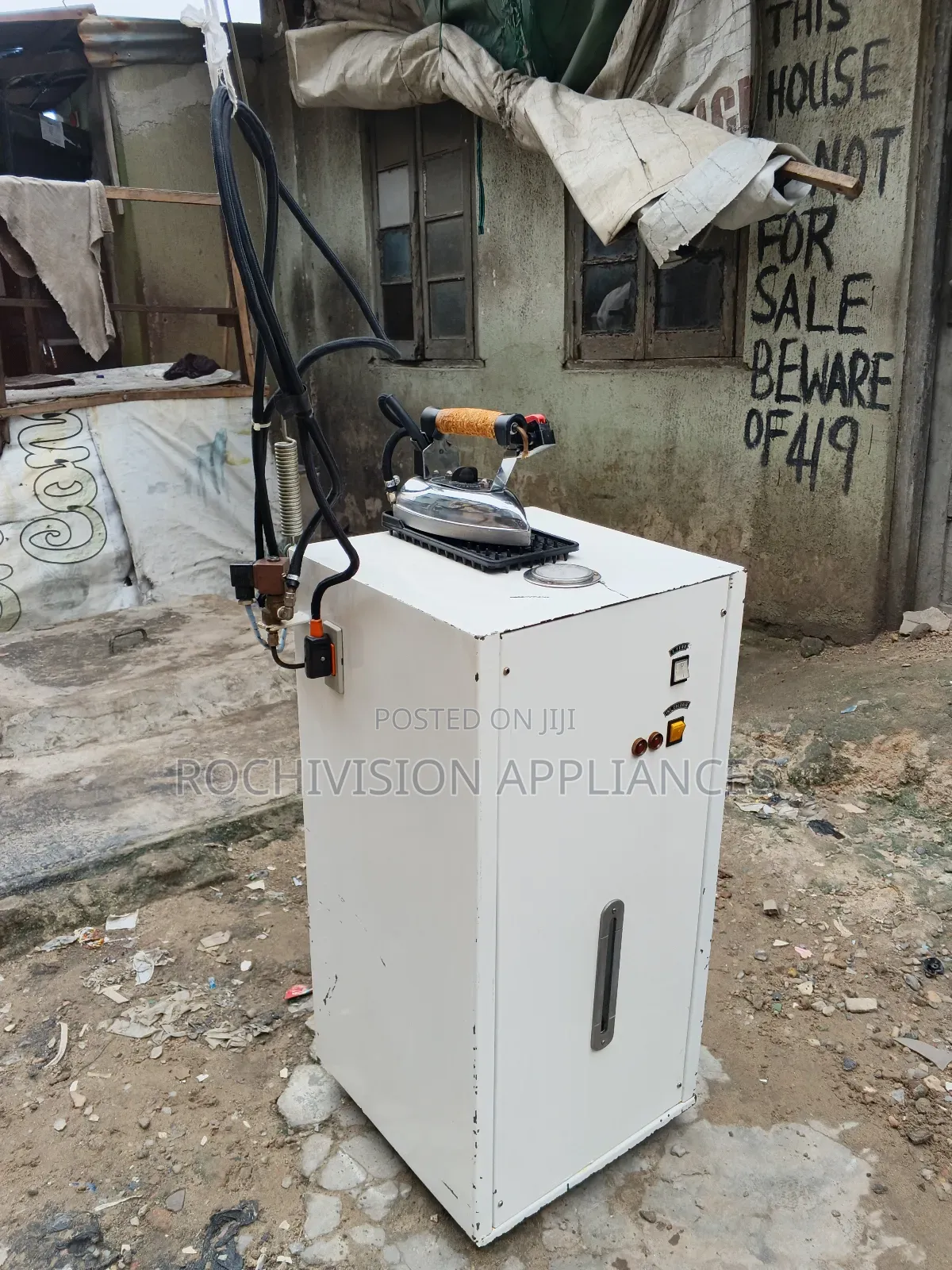 Central Boiler With Industrial Iron Heavy-Duty Steam Generator Iron
