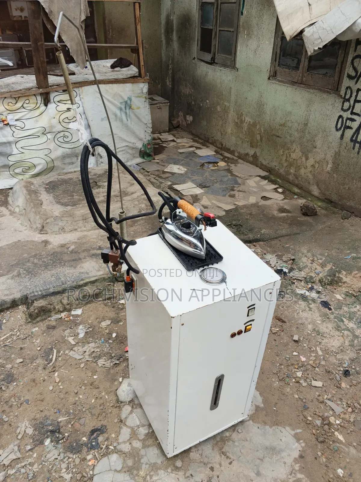 Central Boiler With Industrial Iron Heavy-Duty Steam Generator Iron