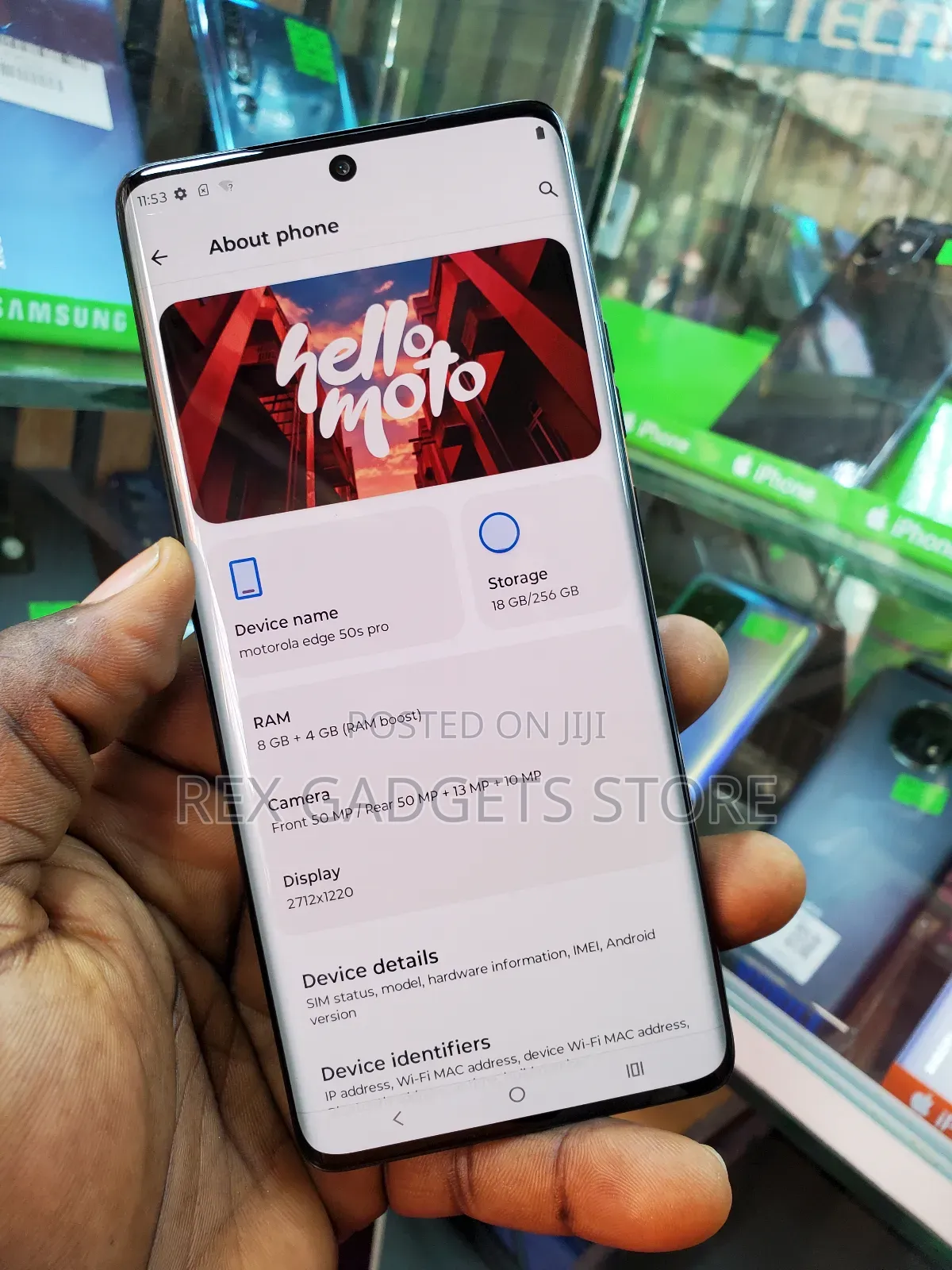 Motorola Edge 50s Pro 256 GB Black