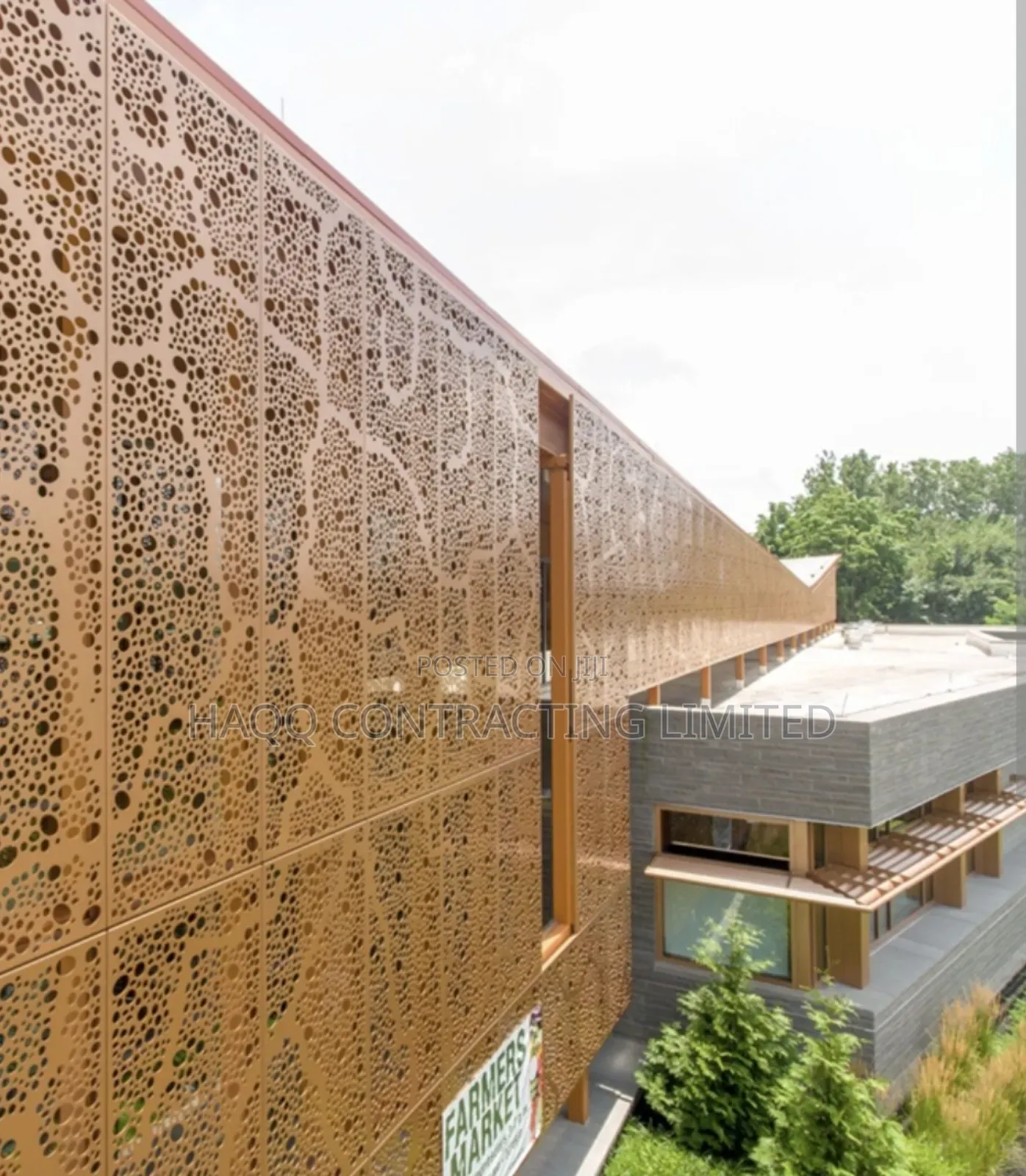 Perforated Metal Cyrtain Wall Facade