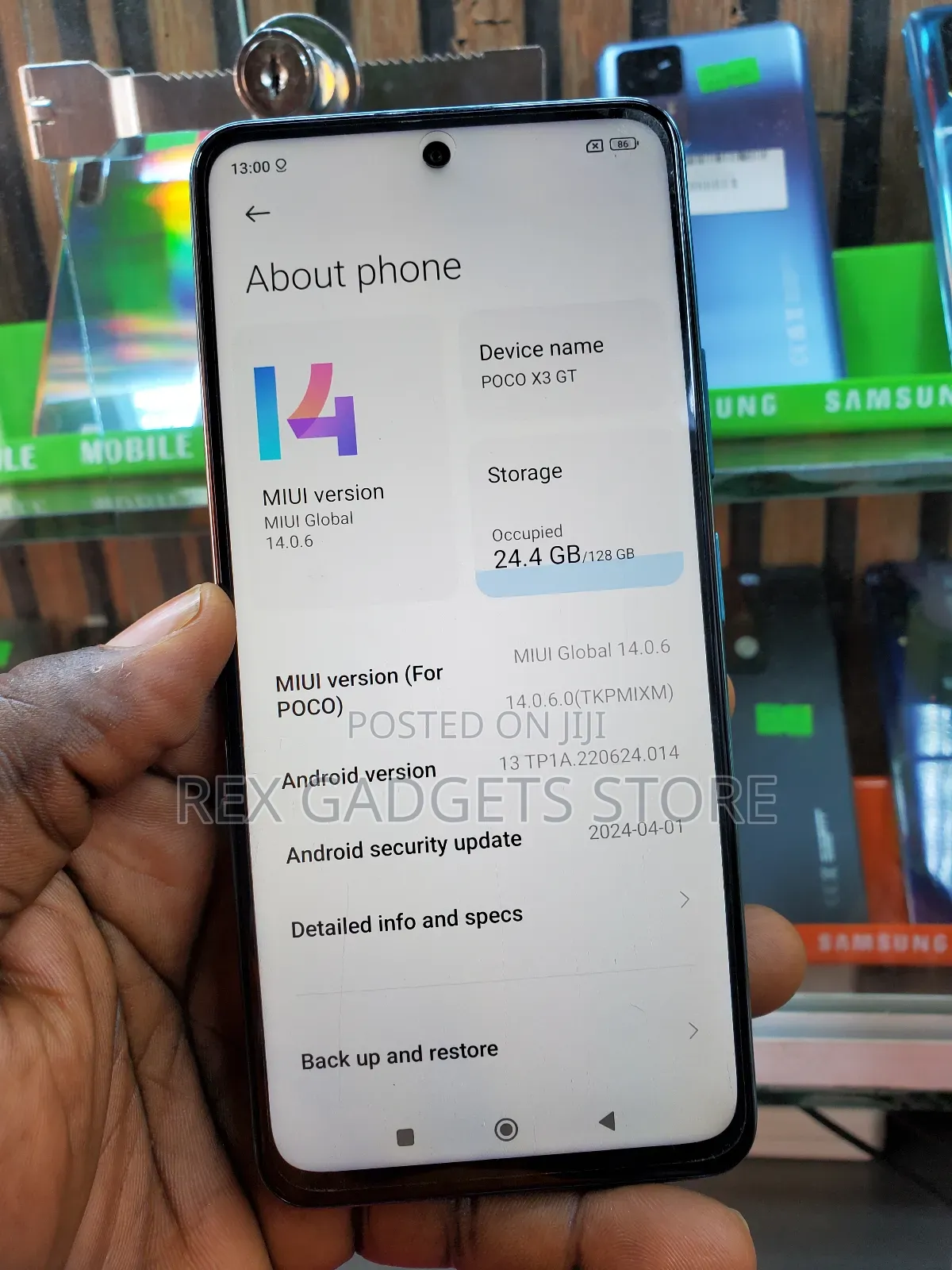 Xiaomi Poco X3 GT 128 GB Blue