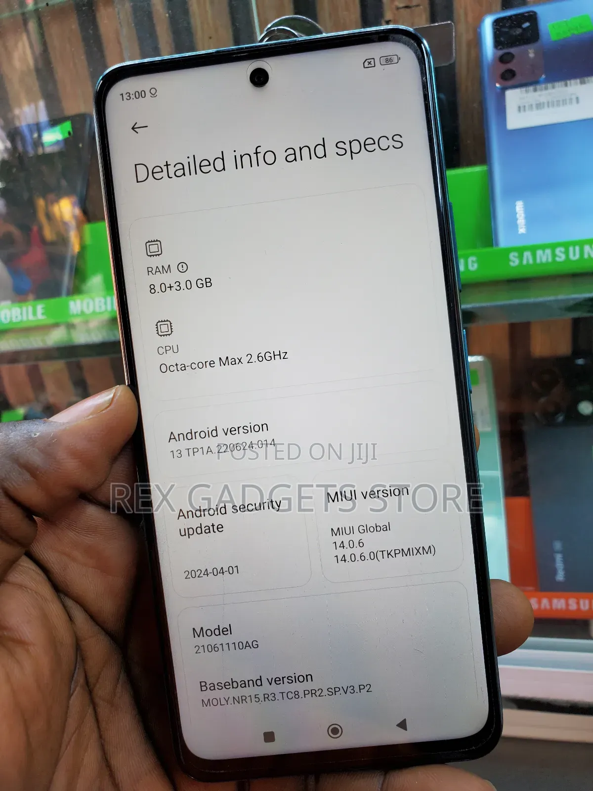 Xiaomi Poco X3 GT 128 GB Blue