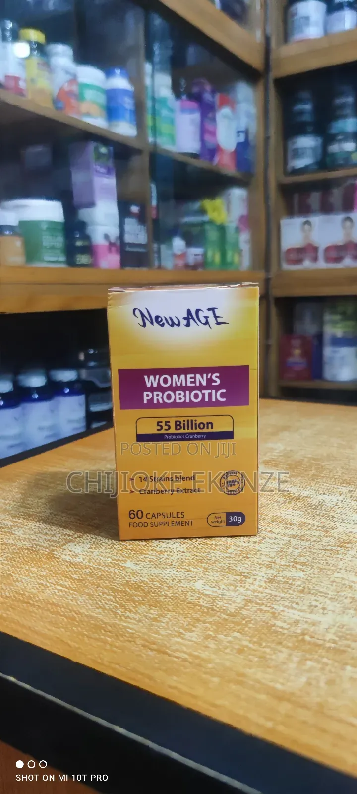 New Age Women's Probiotics With Cranberry Extract X 60 Capsules