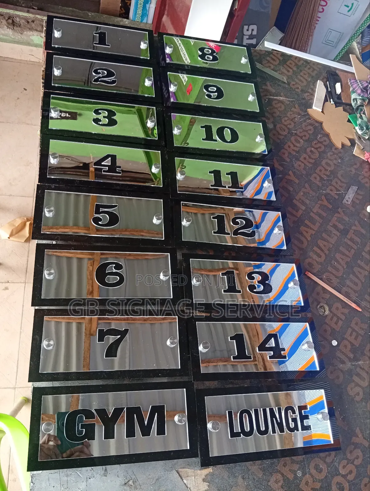 Classic Door Number Signage