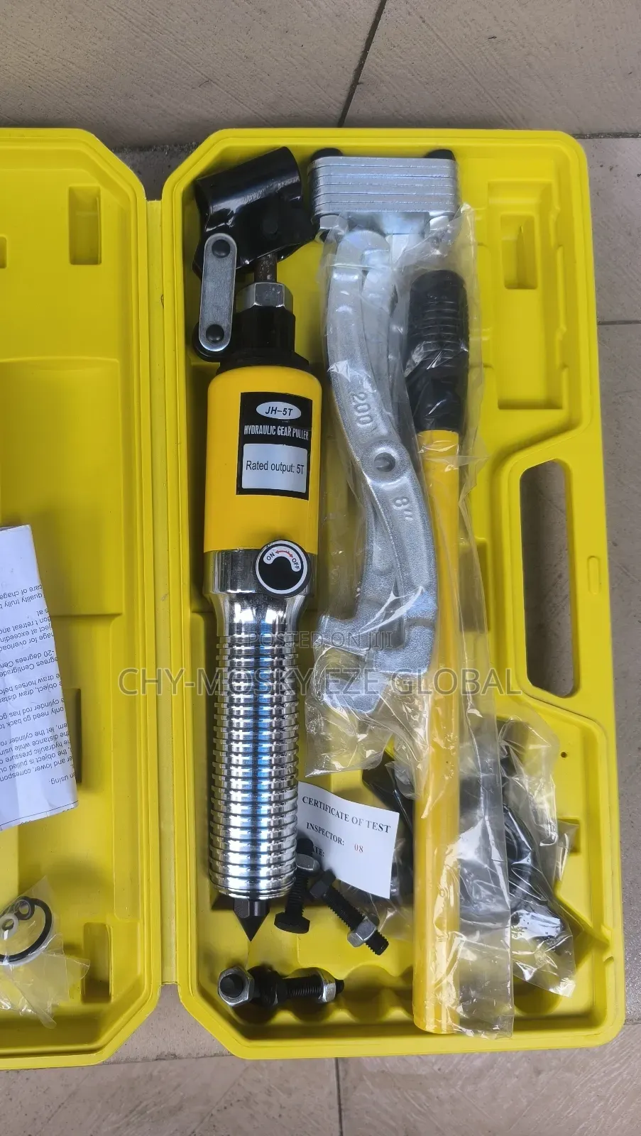 Hydraulic Bearing/Gear Puller (8"/5ton )