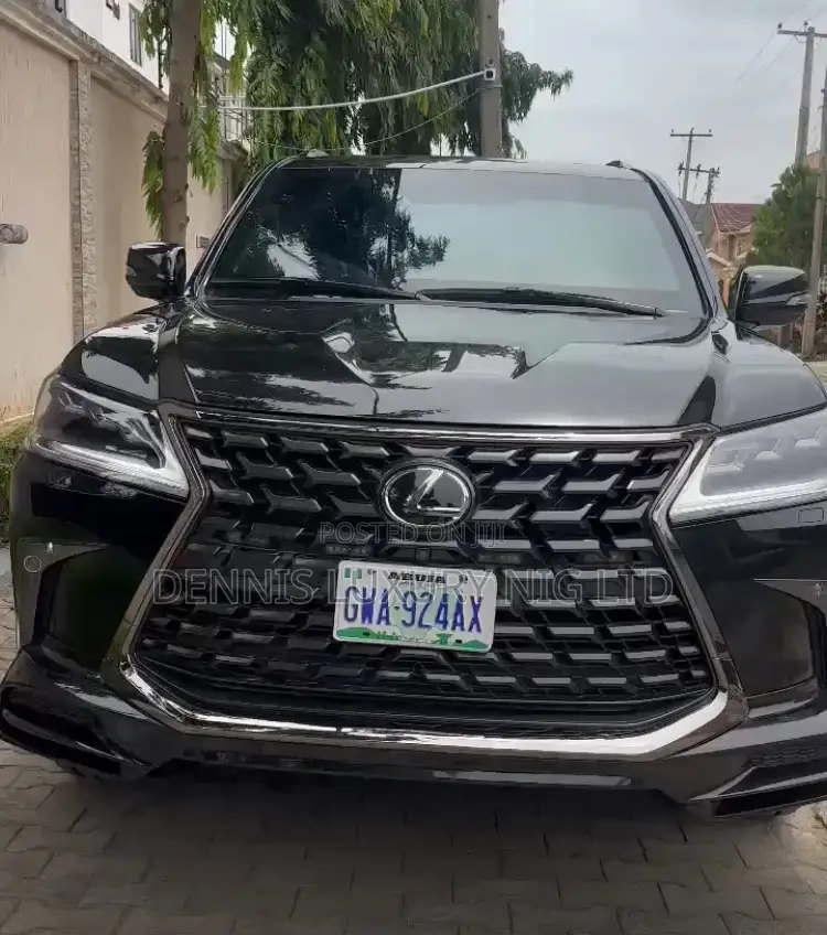 Bulletproof Black Lexus Lx 570 Luxury Suv for Hire With Driver
