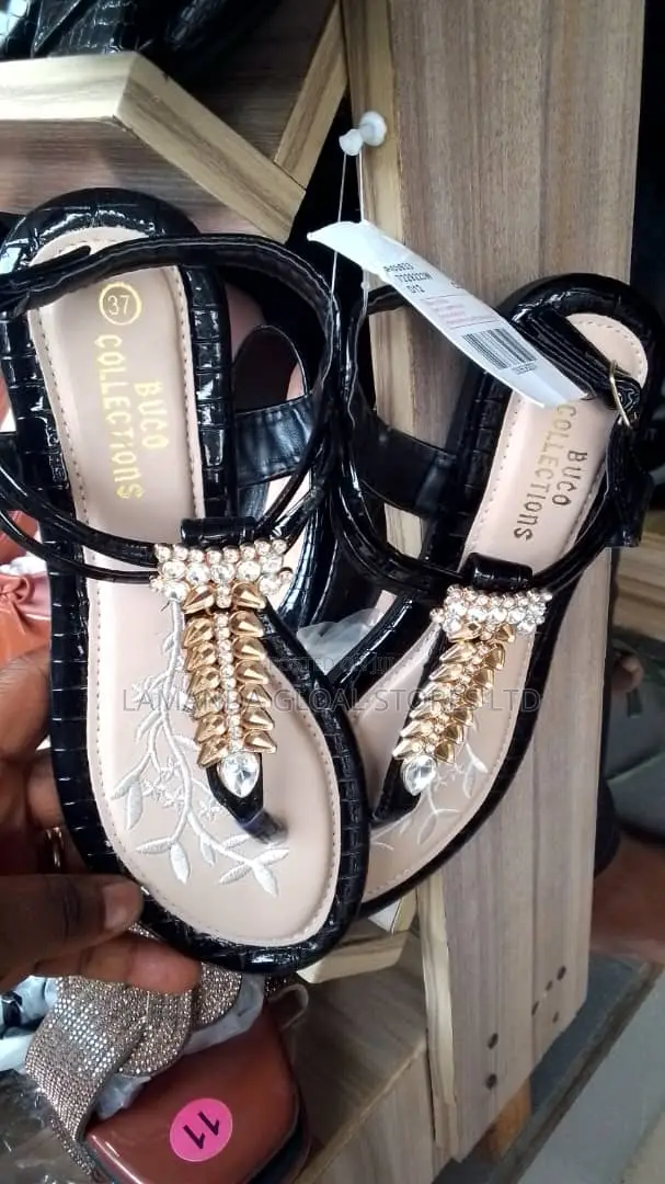 Ladies Black Sandals