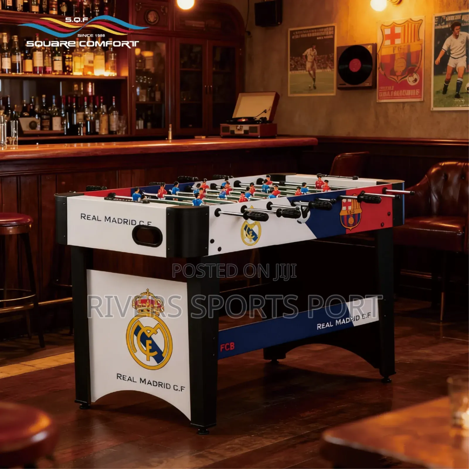 4ft Table Soccer With Complete Accessories Standard Soccer Table
