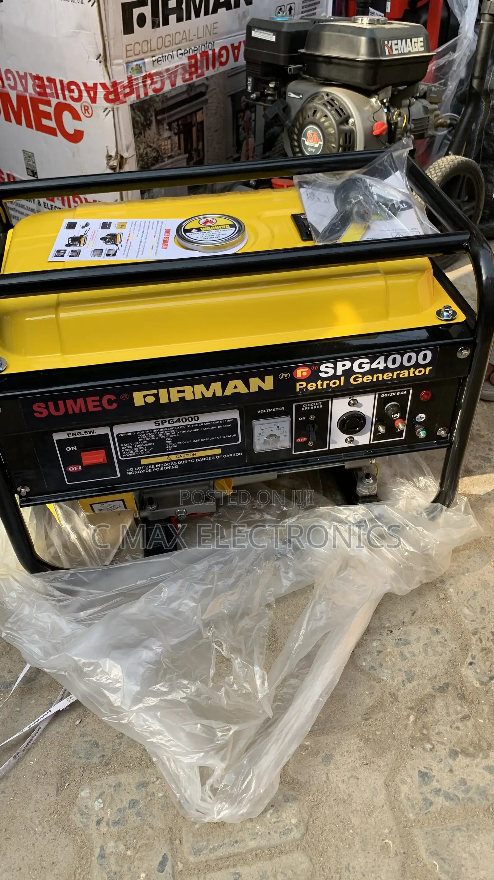 Sumec Firman Petrol Generator 100% Copper Coil