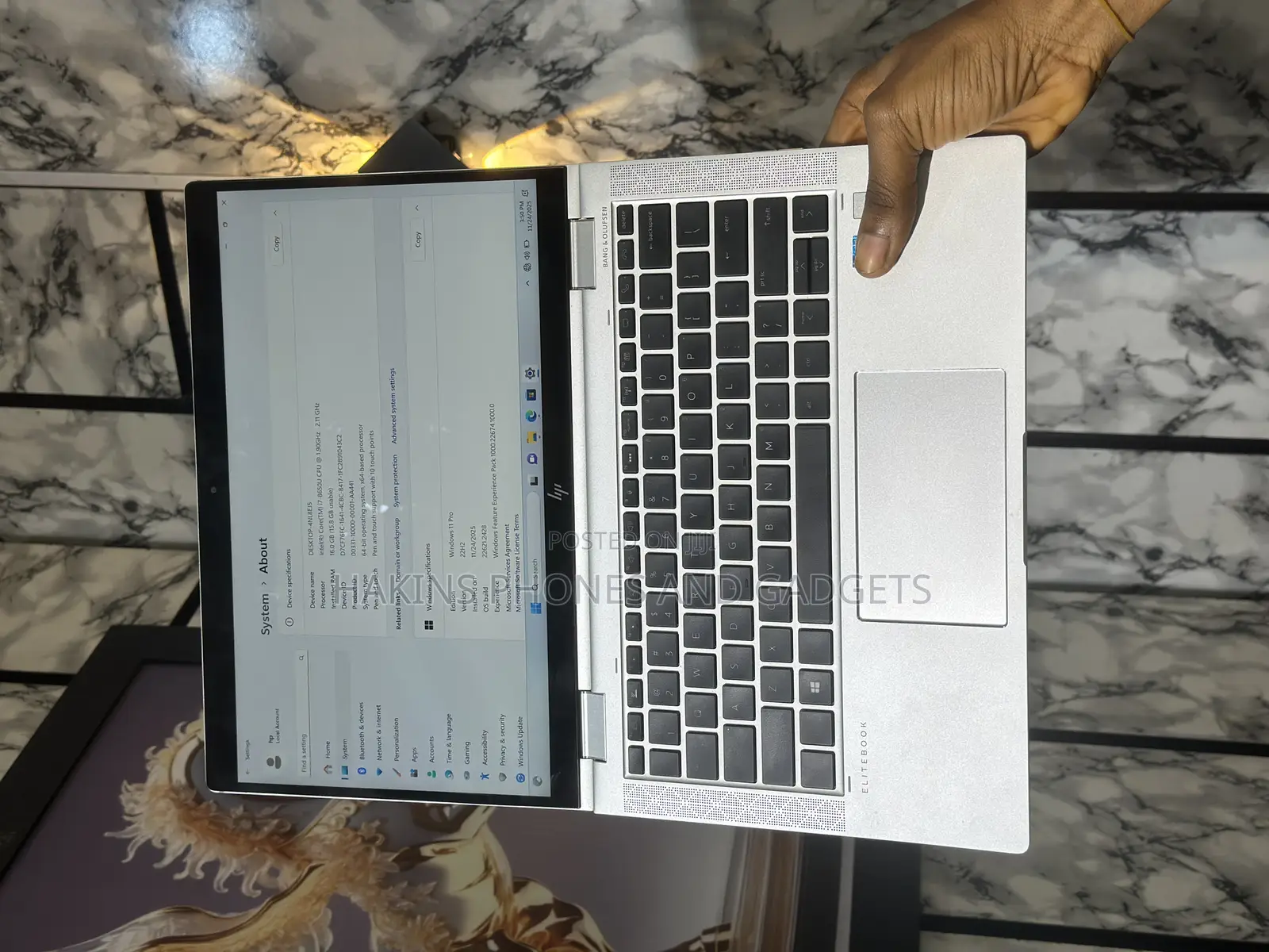 Laptop HP EliteBook X360 1030 G3 16GB Intel Core I7 HDD+SSD 256GB