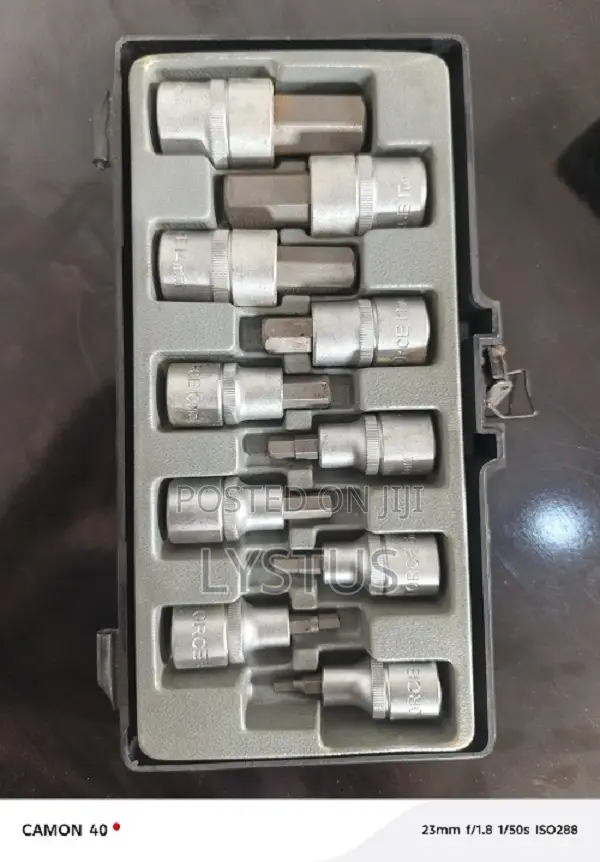 Force 2203-9 1/4” Dr 4–14mm Metric Socket Set – 19pcs