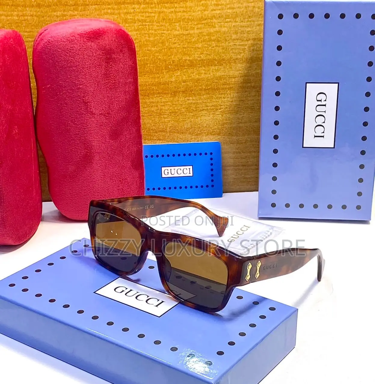 Gucci Quality Luxury Men Sunglasses