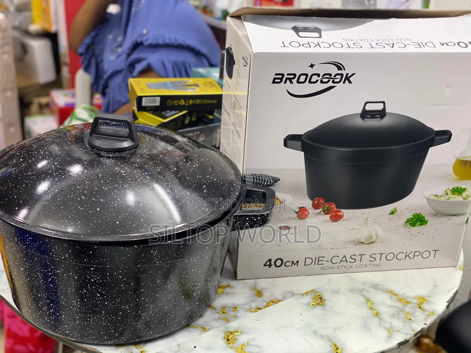 40cm Brocook Die-Cast Stockpot Single Pot